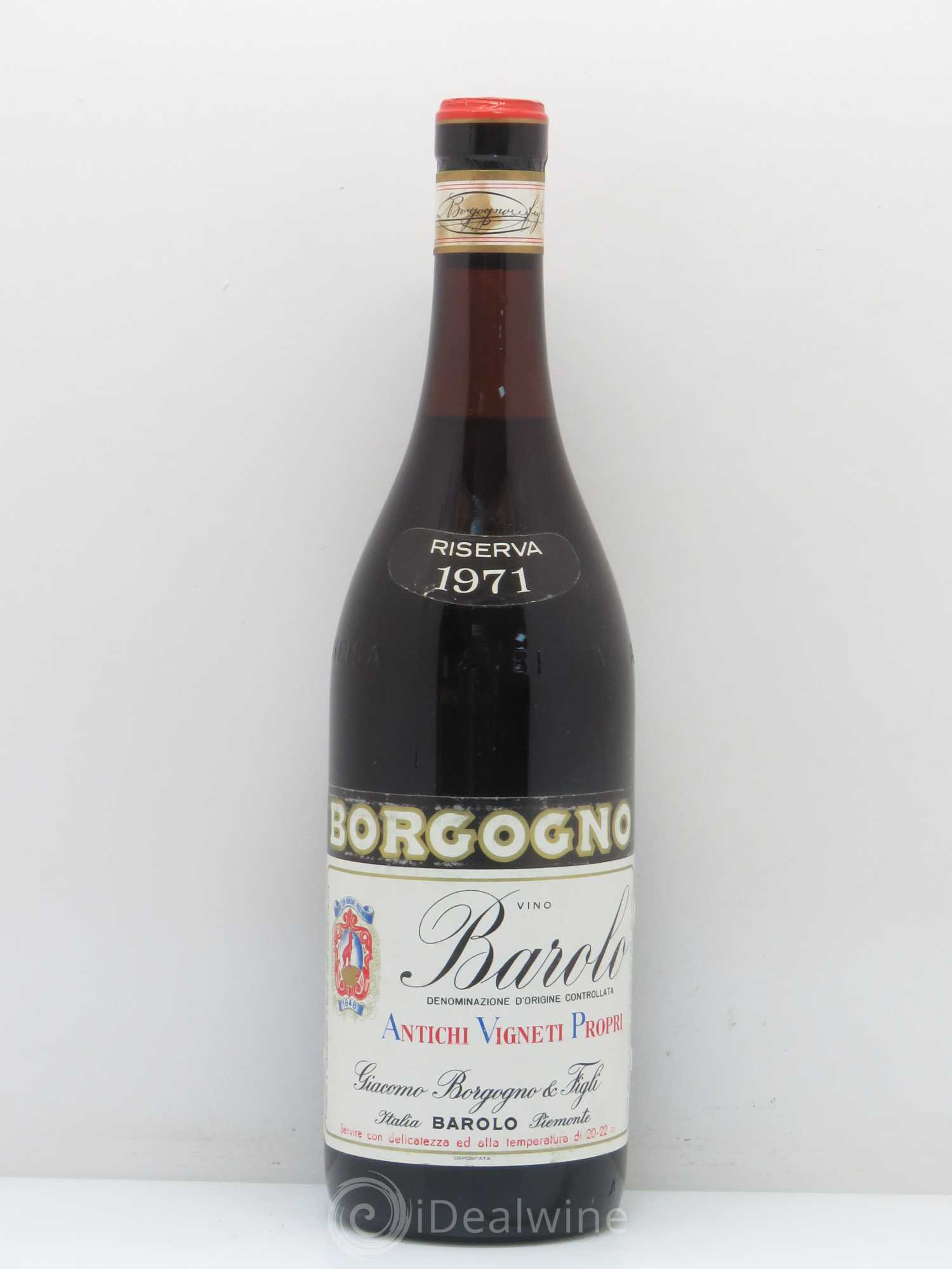 Barolo Borgogno Riserva 1971 - Posten von 1 Flasche - 0