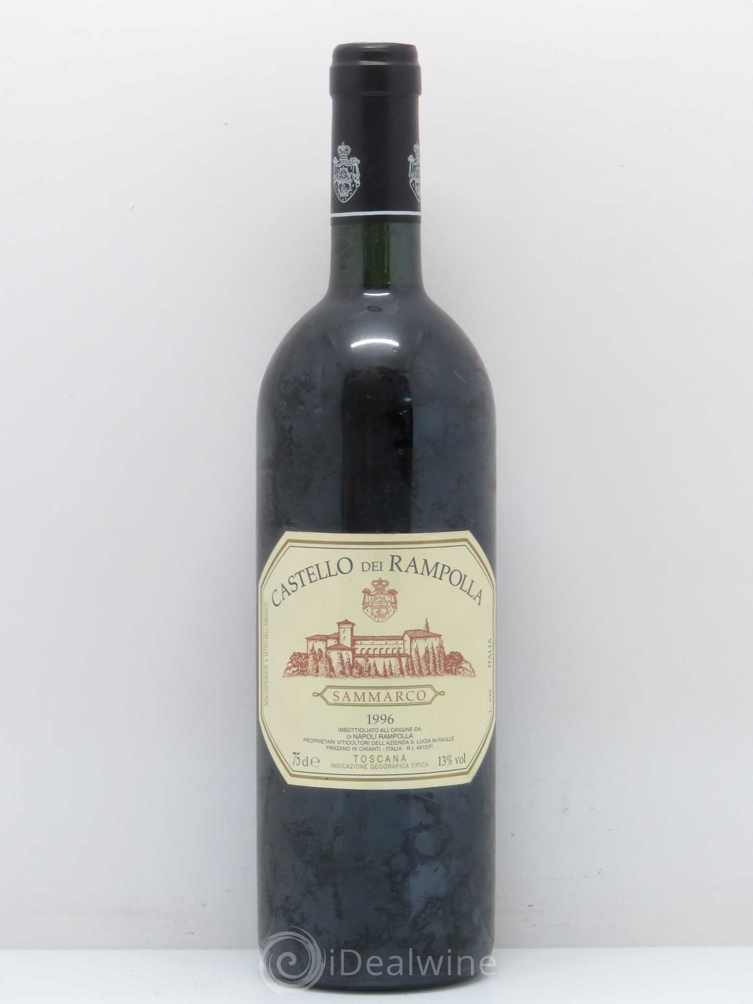 Toscana IGT Sanmarco Castello dei Rampolla (sans prix de réserve) 1996 - Posten von 1 Flasche - 0