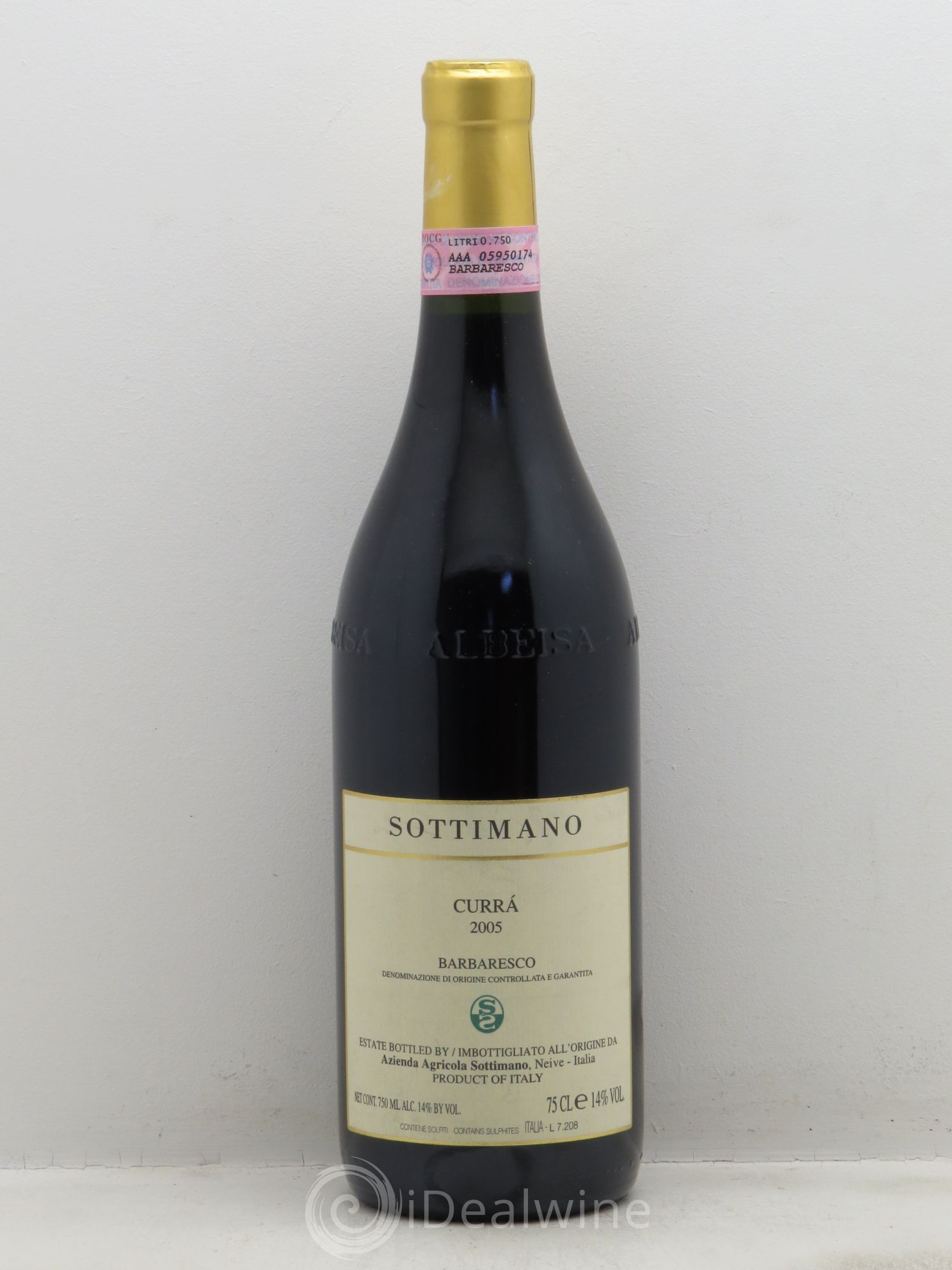 Barbaresco DOCG Sottimano Curra 2005 - Lot de 1 bouteille - 0