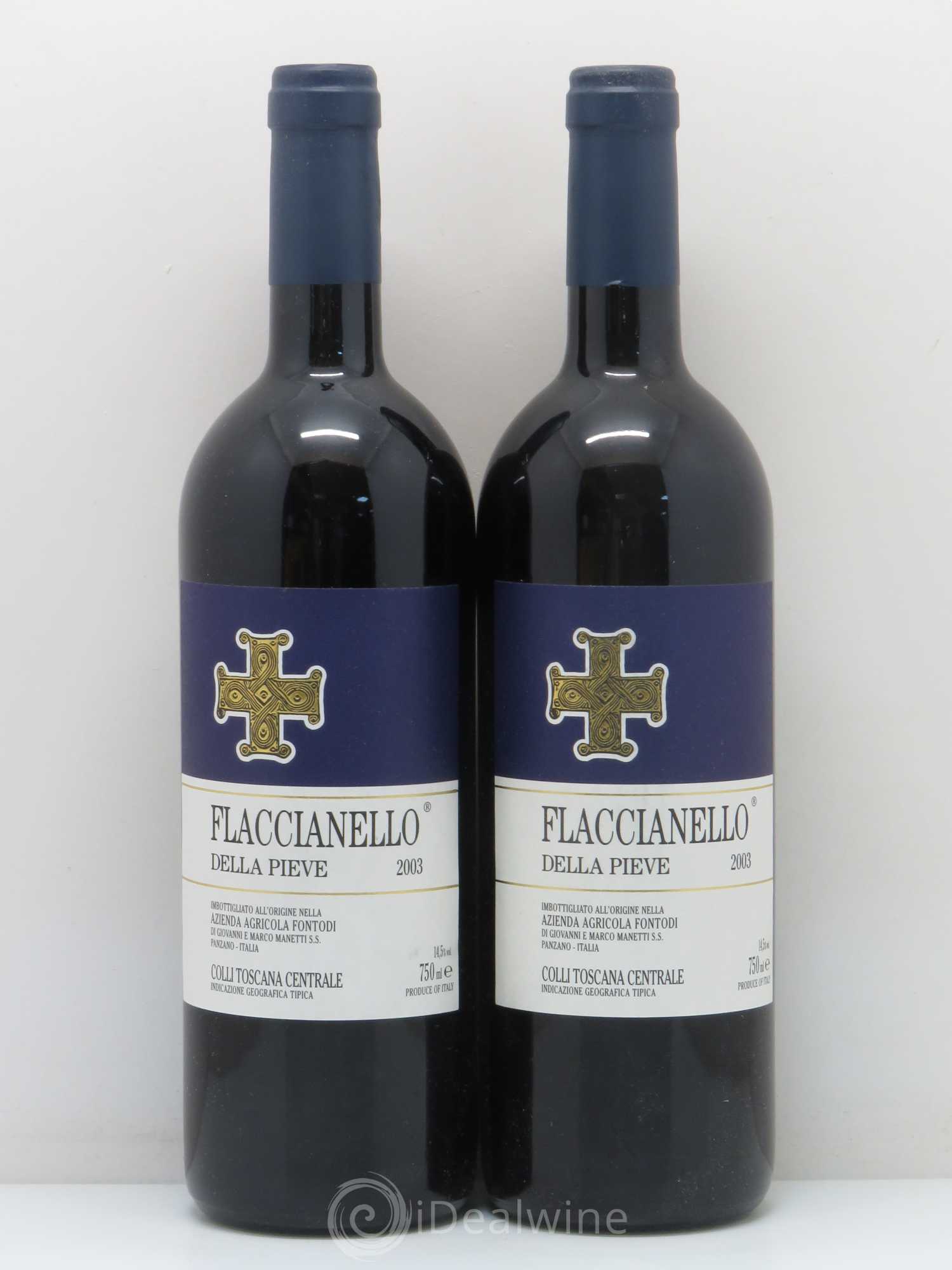 Italie flaccianello Fontodi (sans prix de réserve) 2003 - Posten von 2 Flaschen - 0