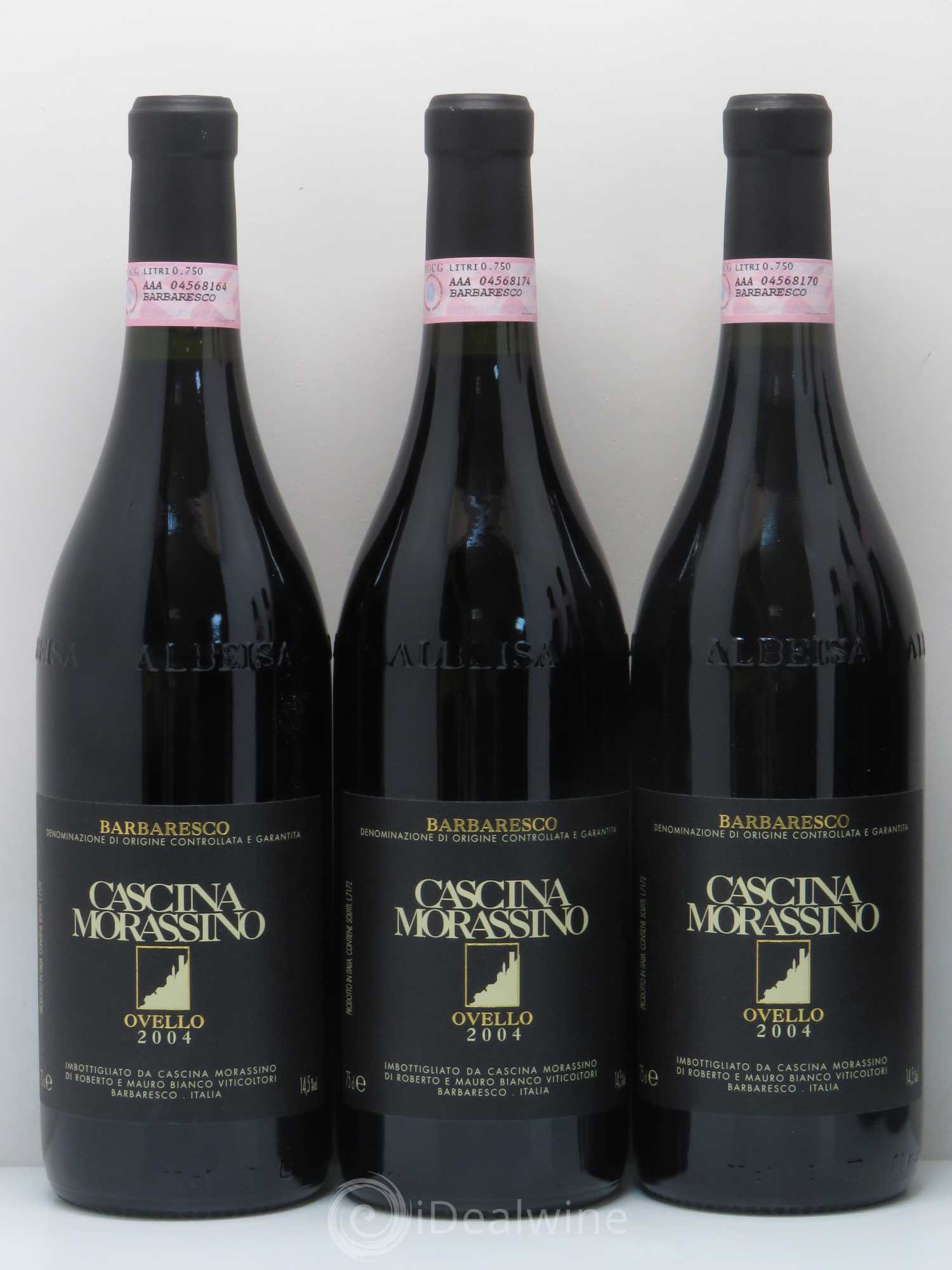 Barbaresco DOCG Ovello 04 riserva Cascina Morassino (sans prix de réserve) 2004 - Posten von 6 Flaschen - 1
