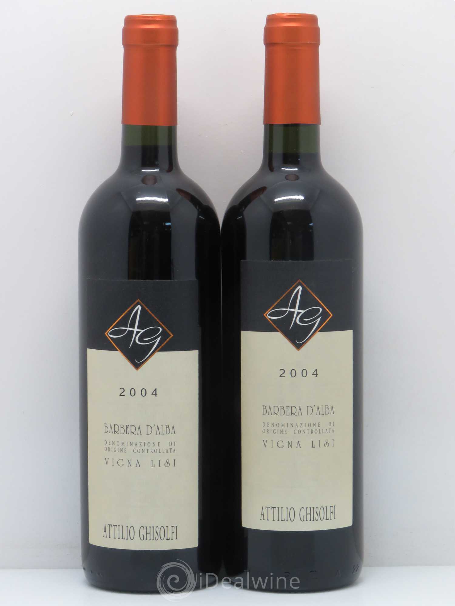 Barbera d'Alba DOC Vigna lisi Ghisolfi (sans prix de réserve) 2004 - Posten von 2 Flaschen - 0
