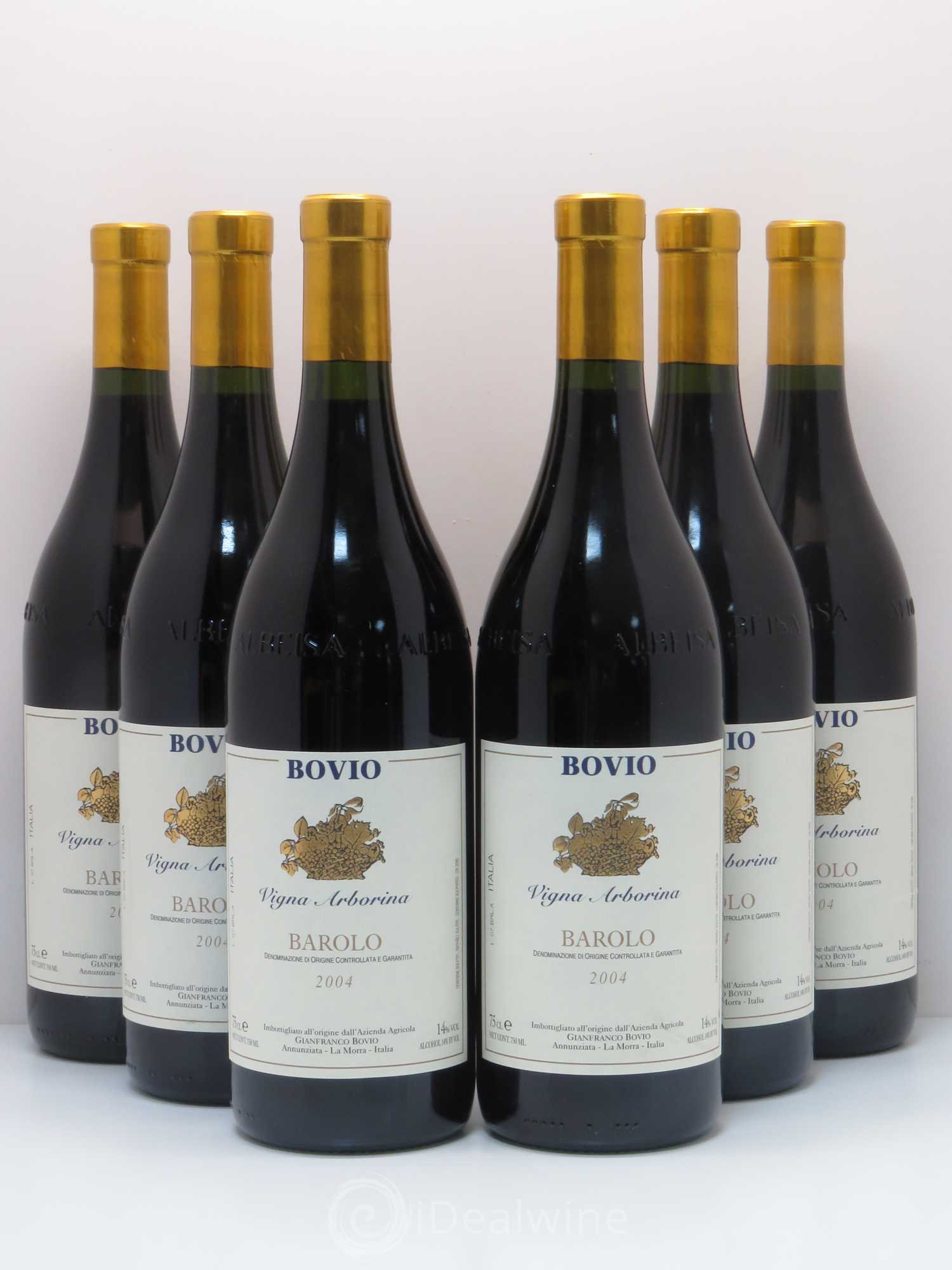 Barolo Arborina Bovio (sans prix de réserve) 2004 - Posten von 6 Flaschen - 0