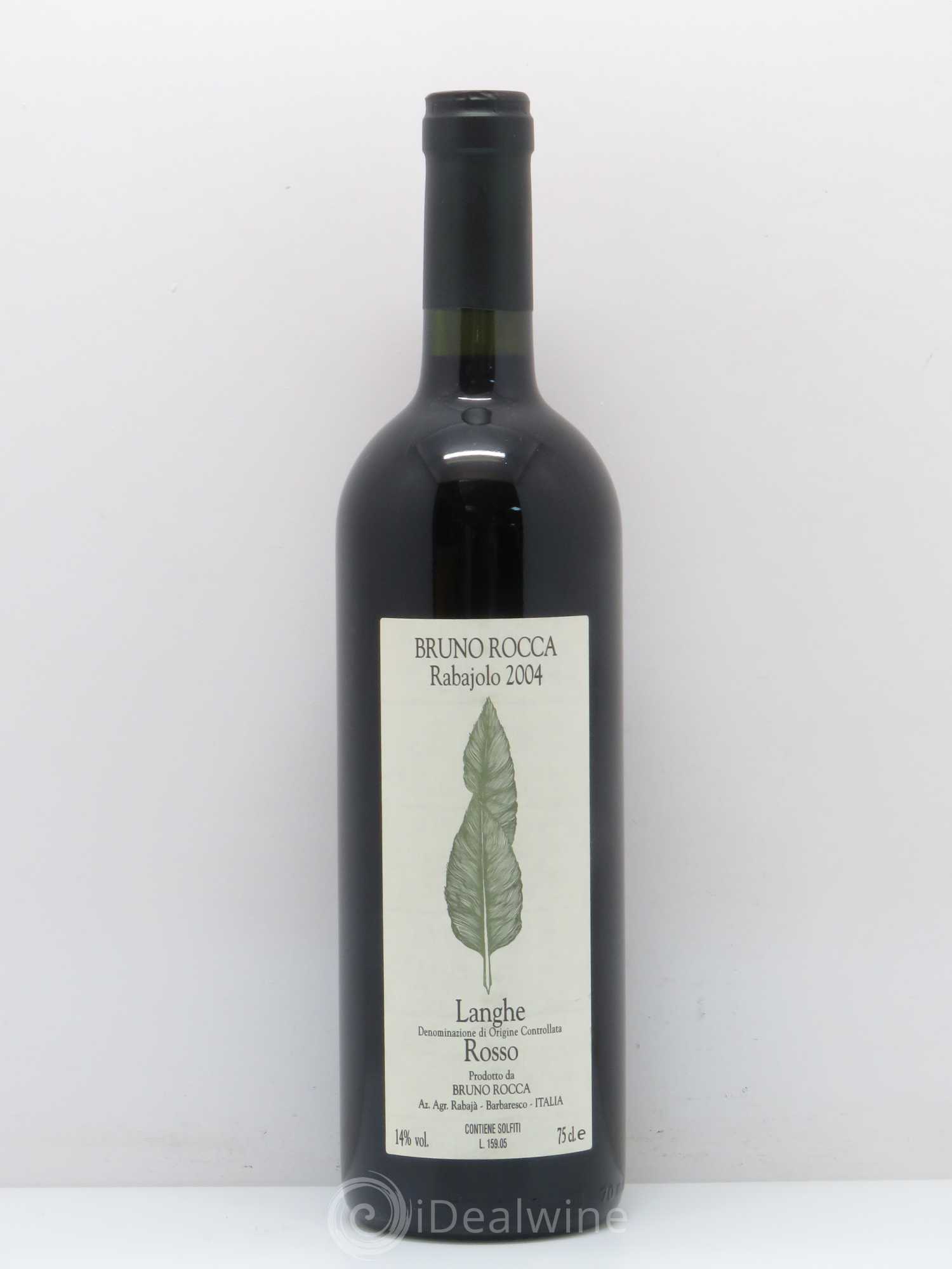Langhe DOC Rabajolo Rocca Bruno 2004 - Posten von 1 Flasche - 0