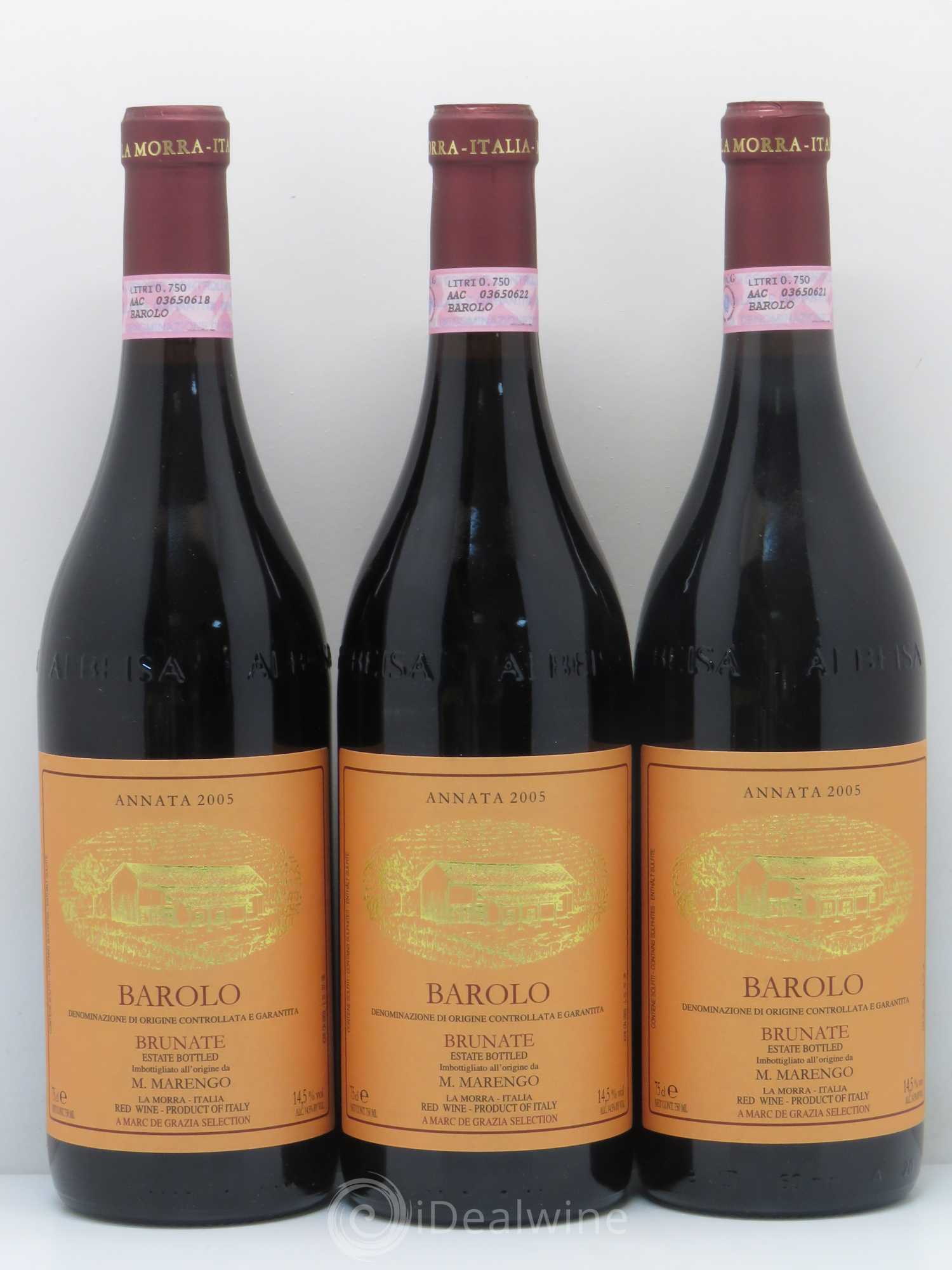 Barolo Brunate Marengo (sans prix de réserve) 2005 - Posten von 6 Flaschen - 2