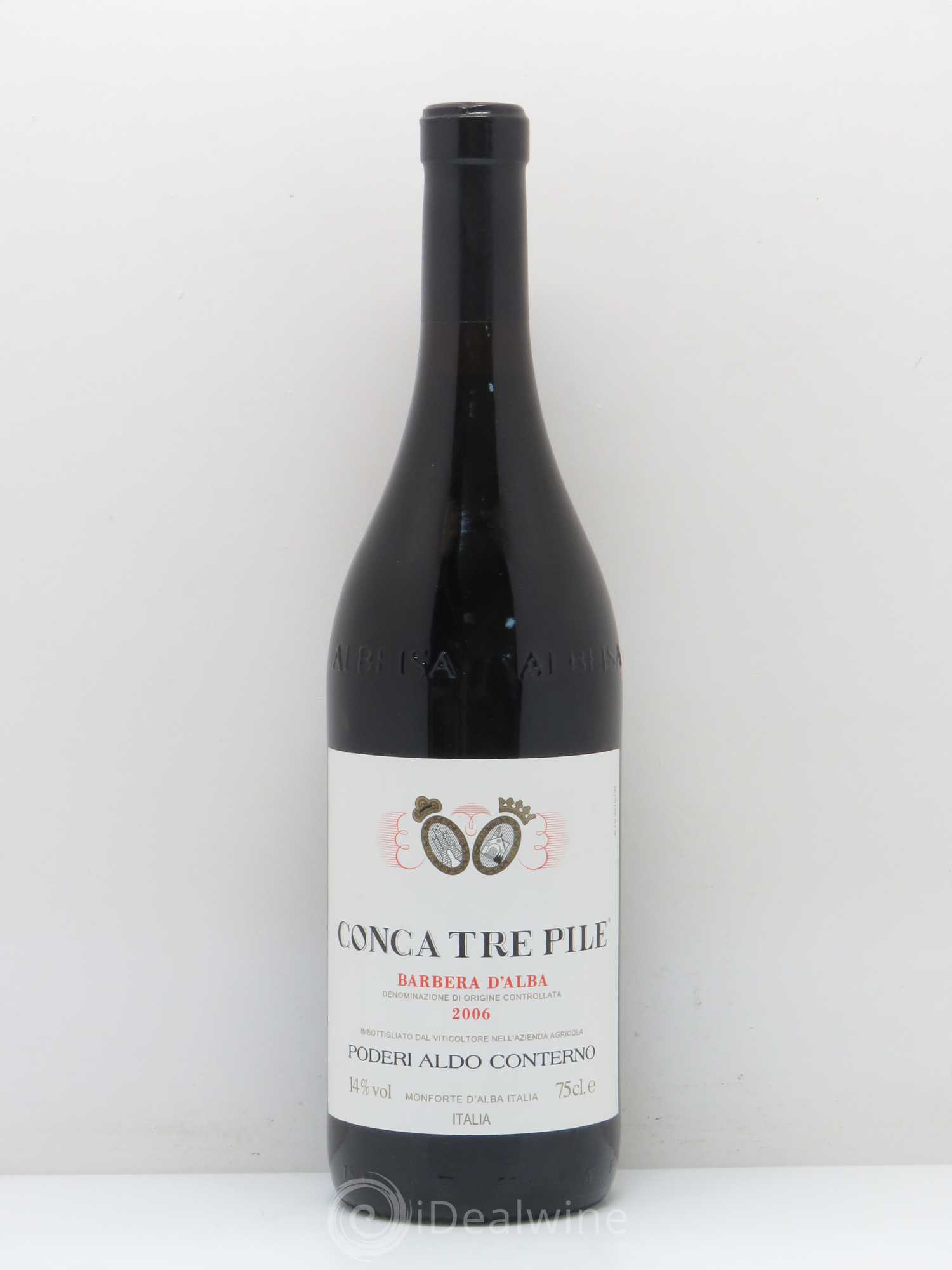 Barbera d'Alba DOC conca 3 pile Conterno Aldo 2006 - Lot de 1 bouteille - 0