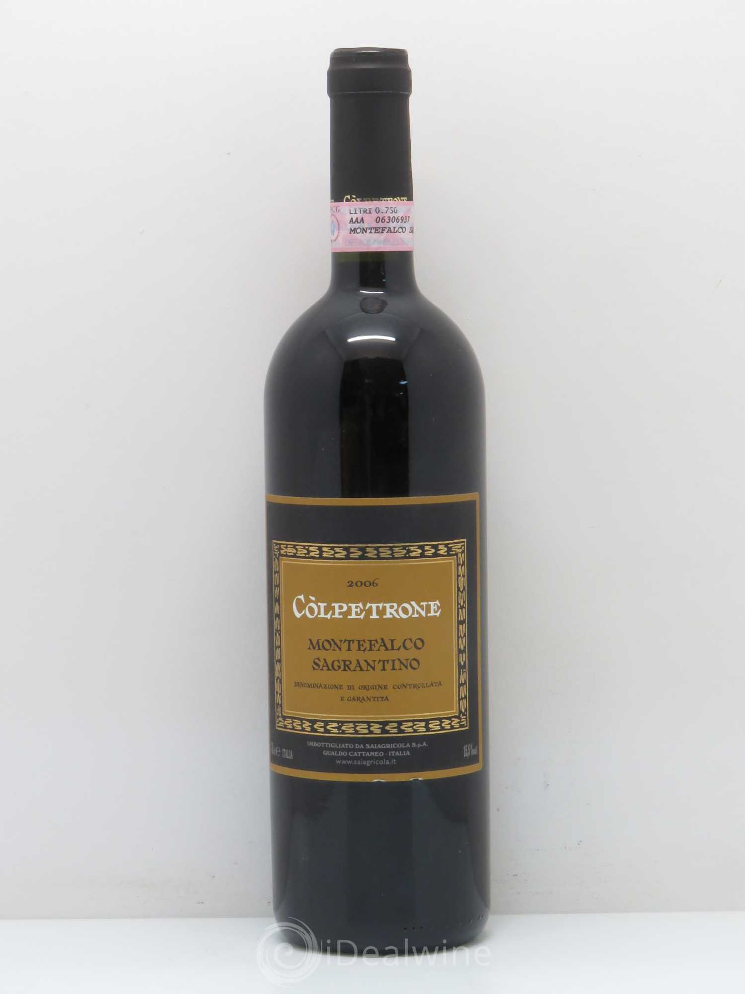 Italie Colpetrone sagrantino di Montefalco Tenuta del Cerro (sans prix de réserve) 2006 - Posten von 1 Flasche - 0