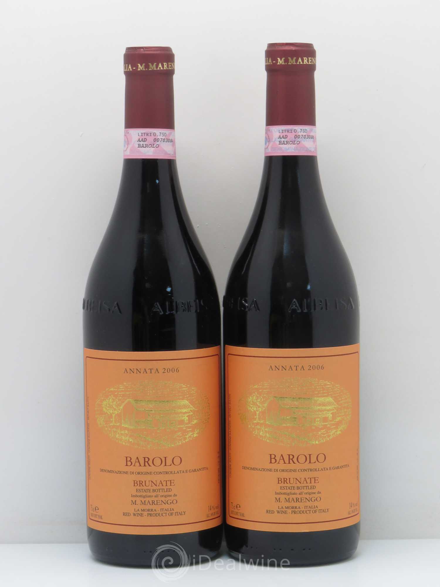 Barolo Marengo Brunate (sans prix de réserve) 2006 - Lotto di 2 bottiglie - 0