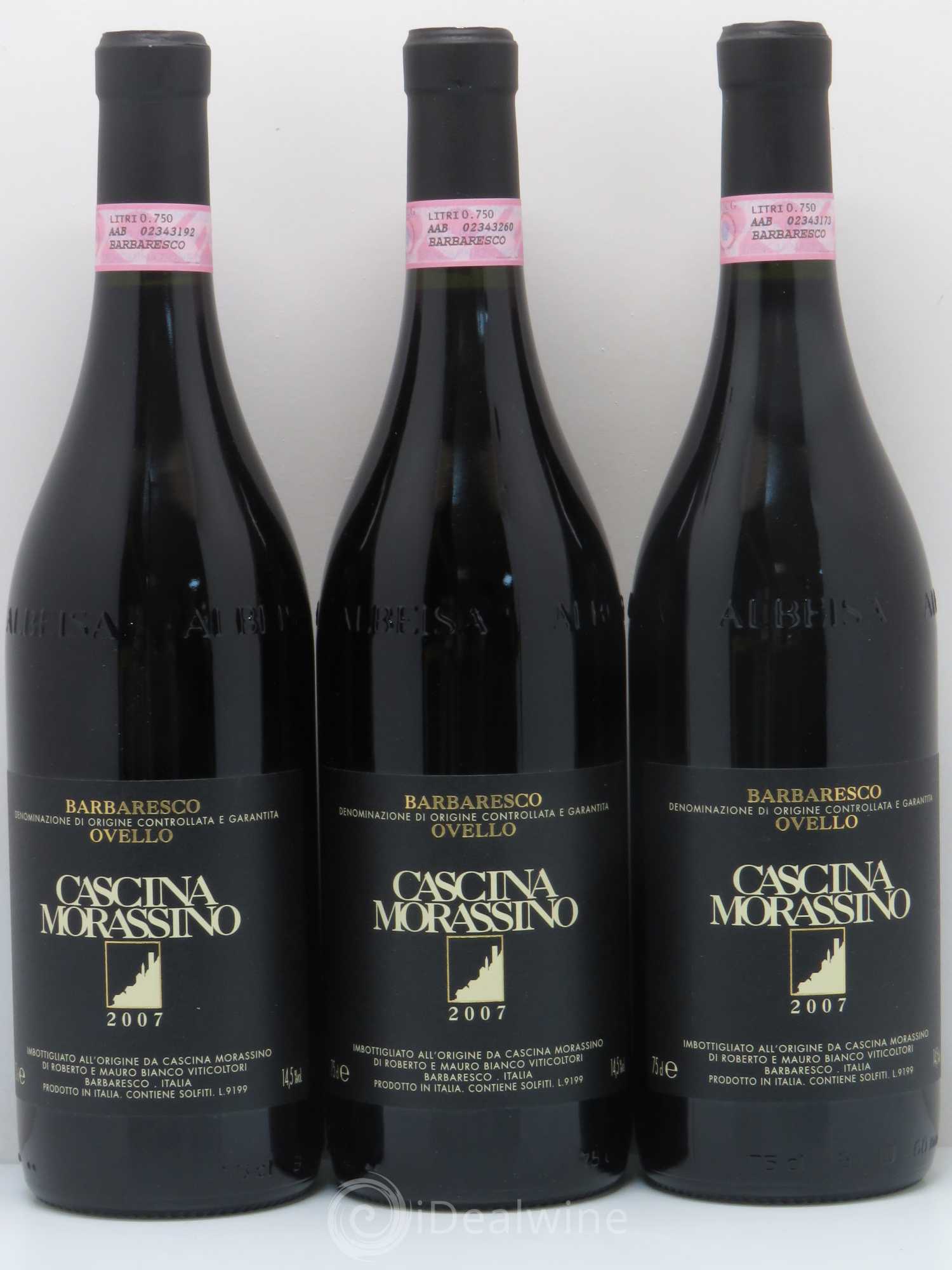 Barbaresco DOCG Cascina morassino ovello riserva (sans prix de réserve) 2007 - Posten von 6 Flaschen - 2
