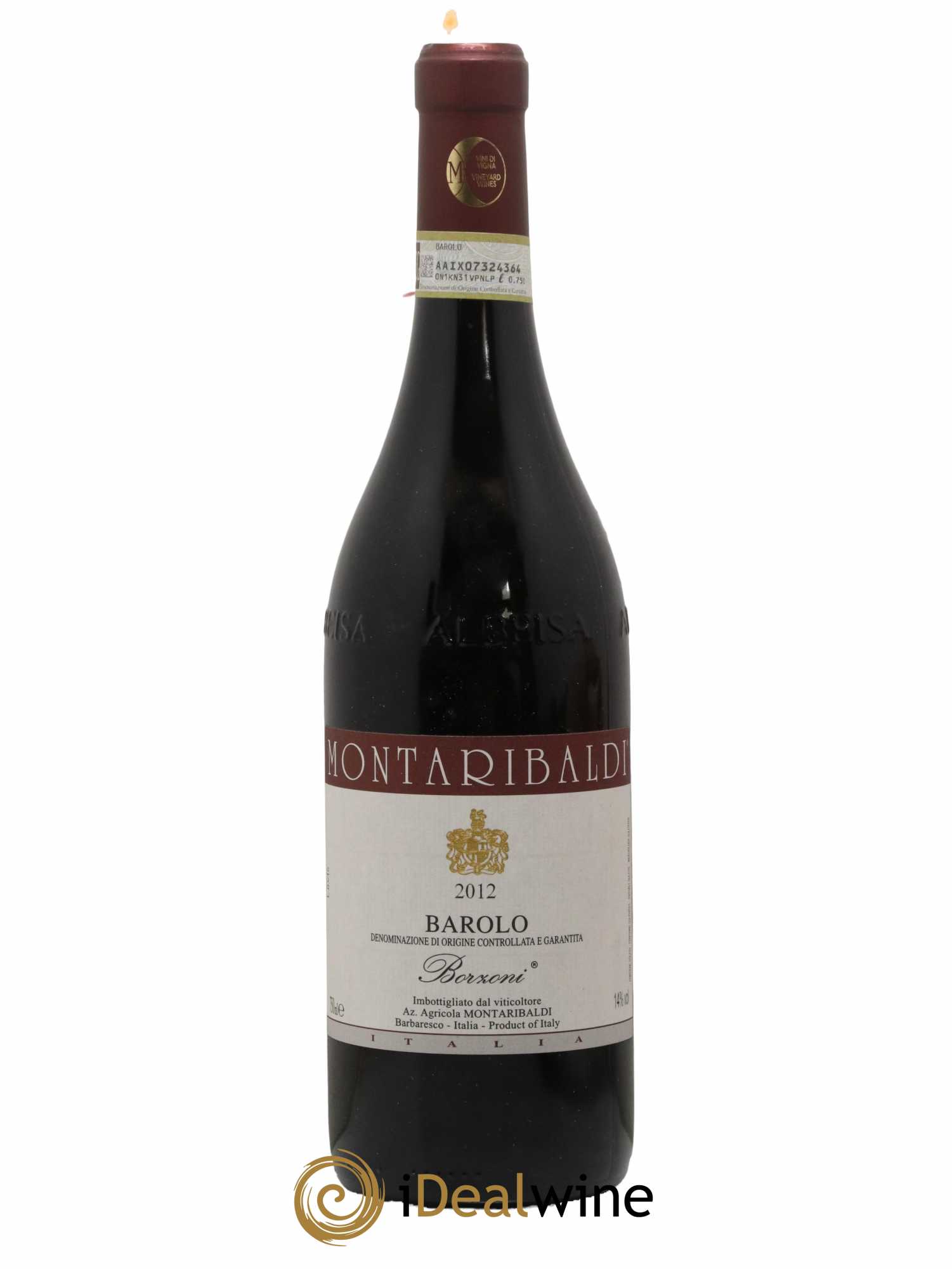 Barolo Borzoni Montaribaldi 2012 - Lot de 1 bouteille - 0