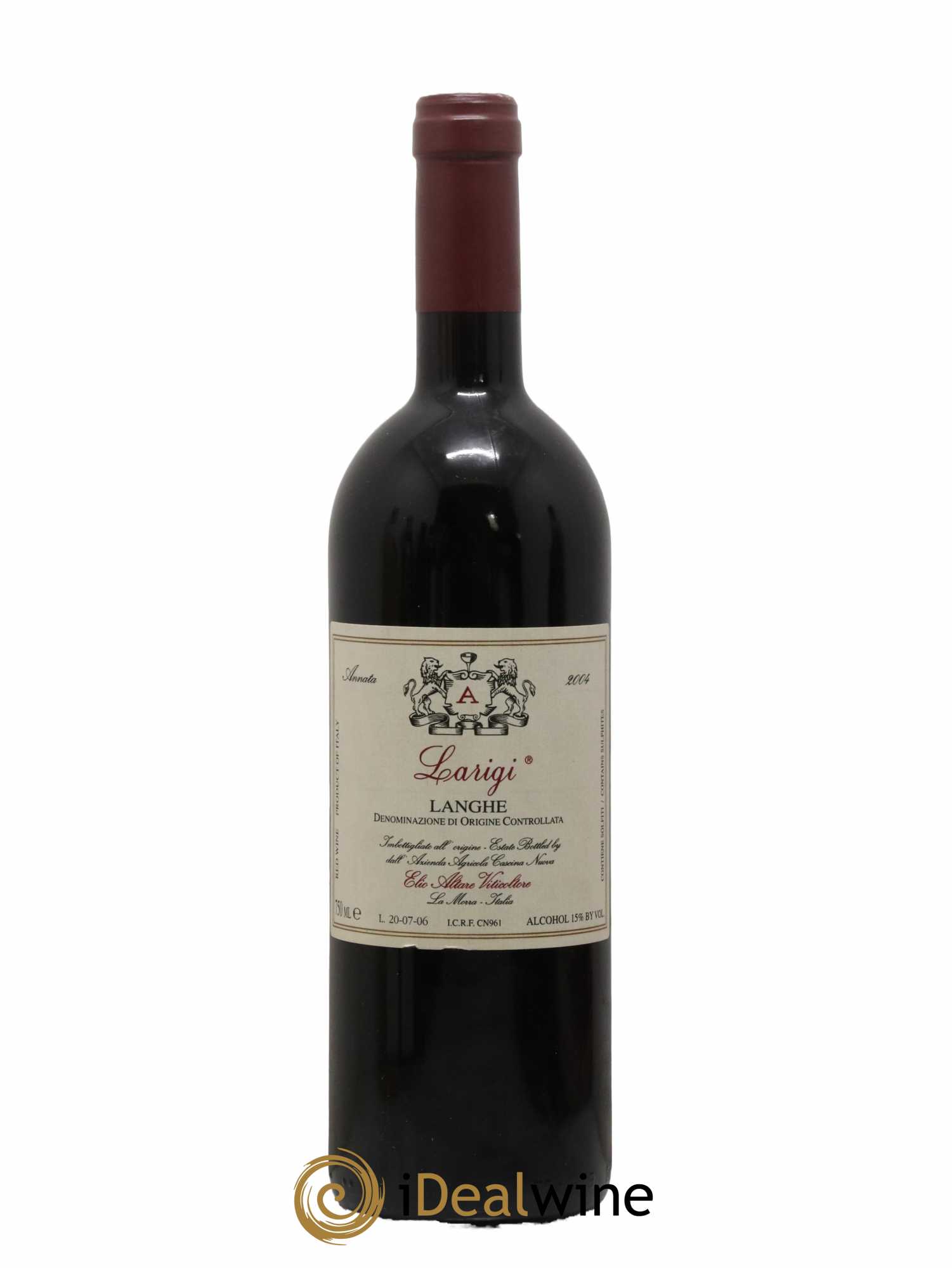 Langhe DOC Larigi Elio Altare 2004 - Lot de 1 bouteille - 0