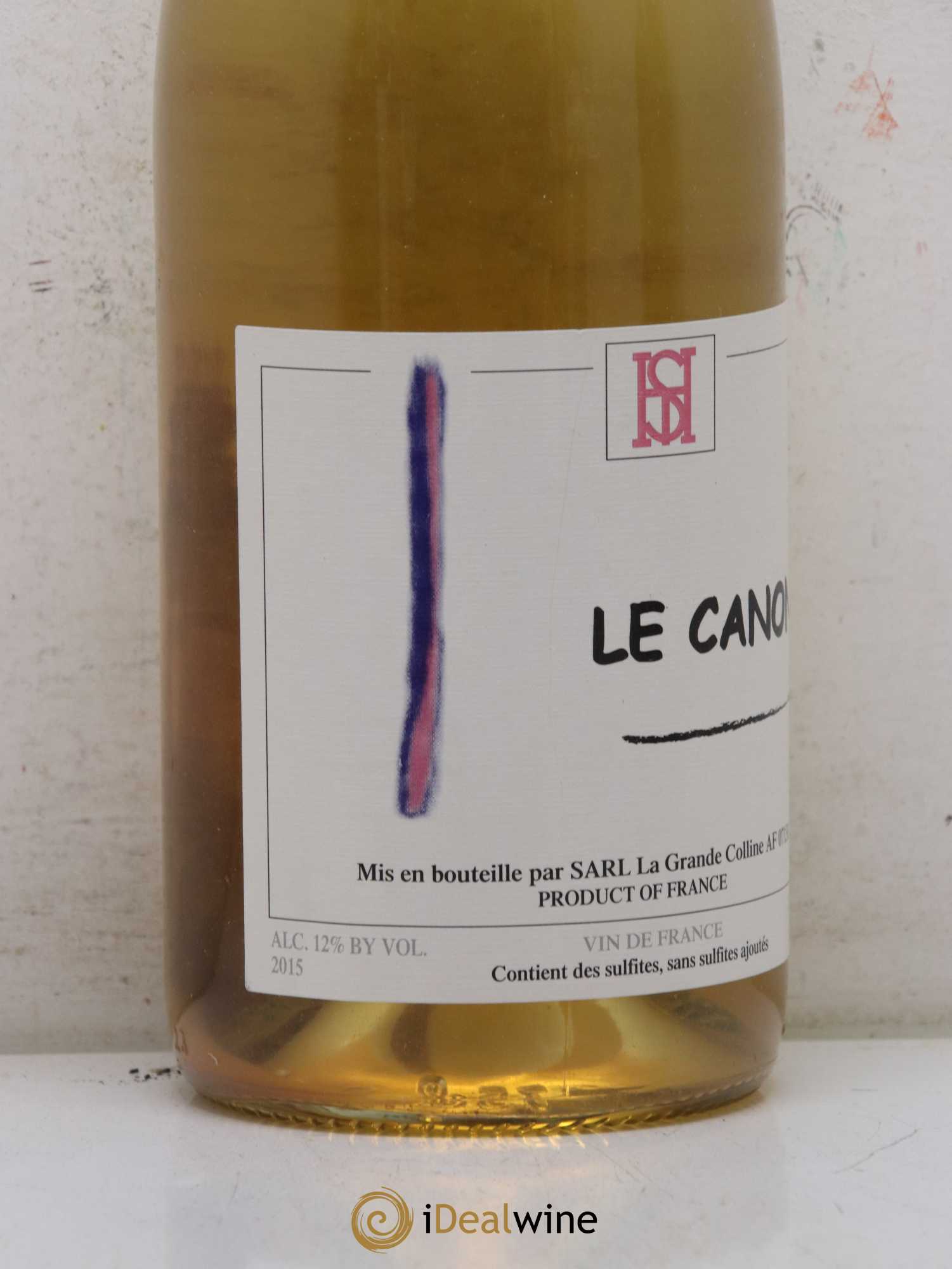 Vin de France Le Canon Hirotake Ooka - Domaine La Grande Colline Le Canon Hirotake Ooka Domaine de la Grande Colline 2015 - Lot de 1 bouteille - 1