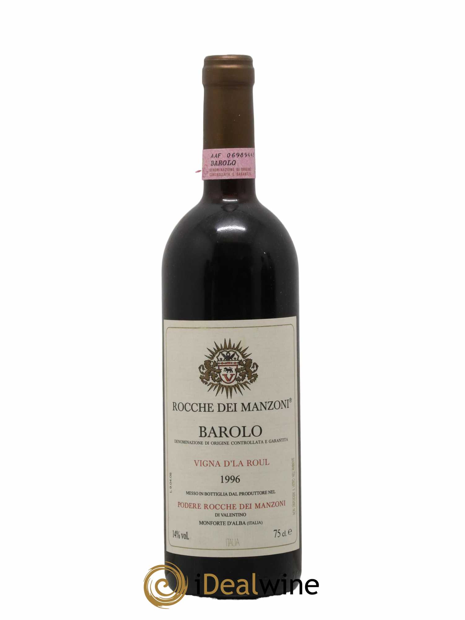 Barolo Vigna D'la Roul Rocche dei Manzoni 1996 - Posten von 1 Flasche - 0