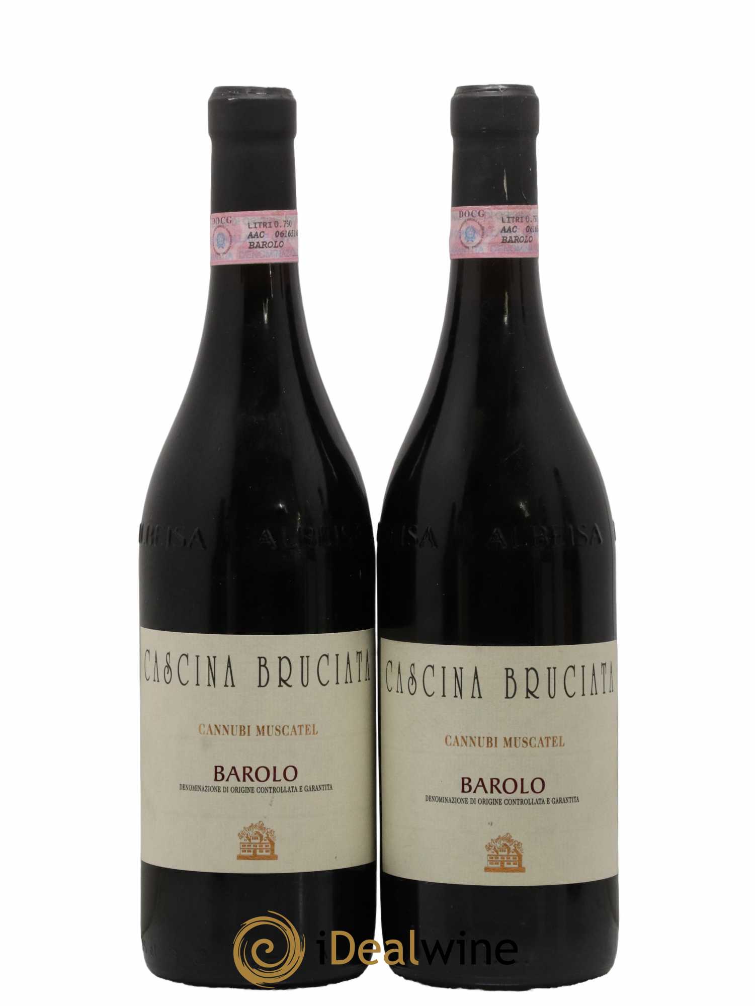 Barolo Cannubi Muscatel Cascina Bruciata 2005 - Lot de 2 bouteilles - 0