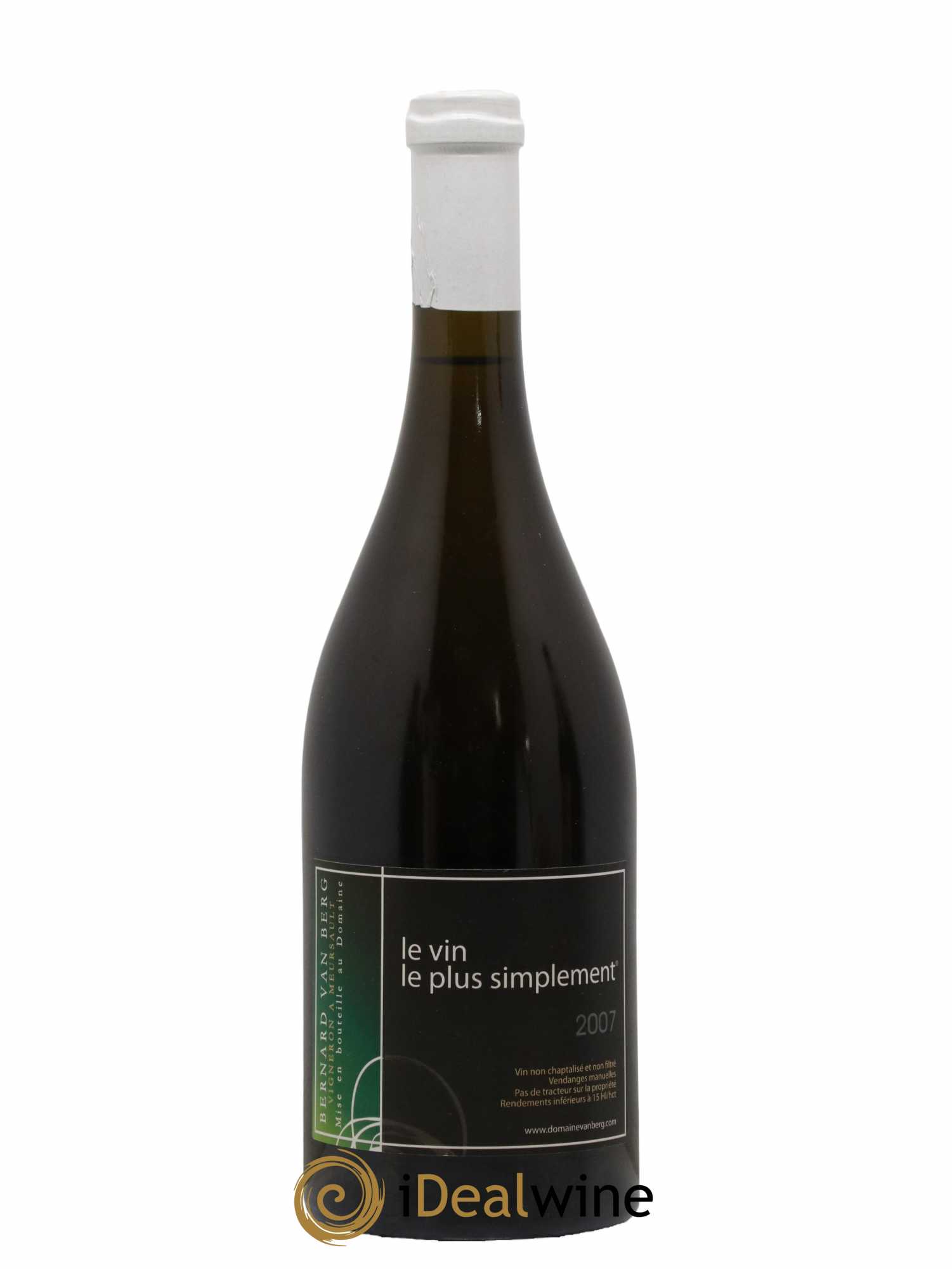 Buy Bourgogne Grand Ordinaire La Terre Domaine Bernard Van Berg