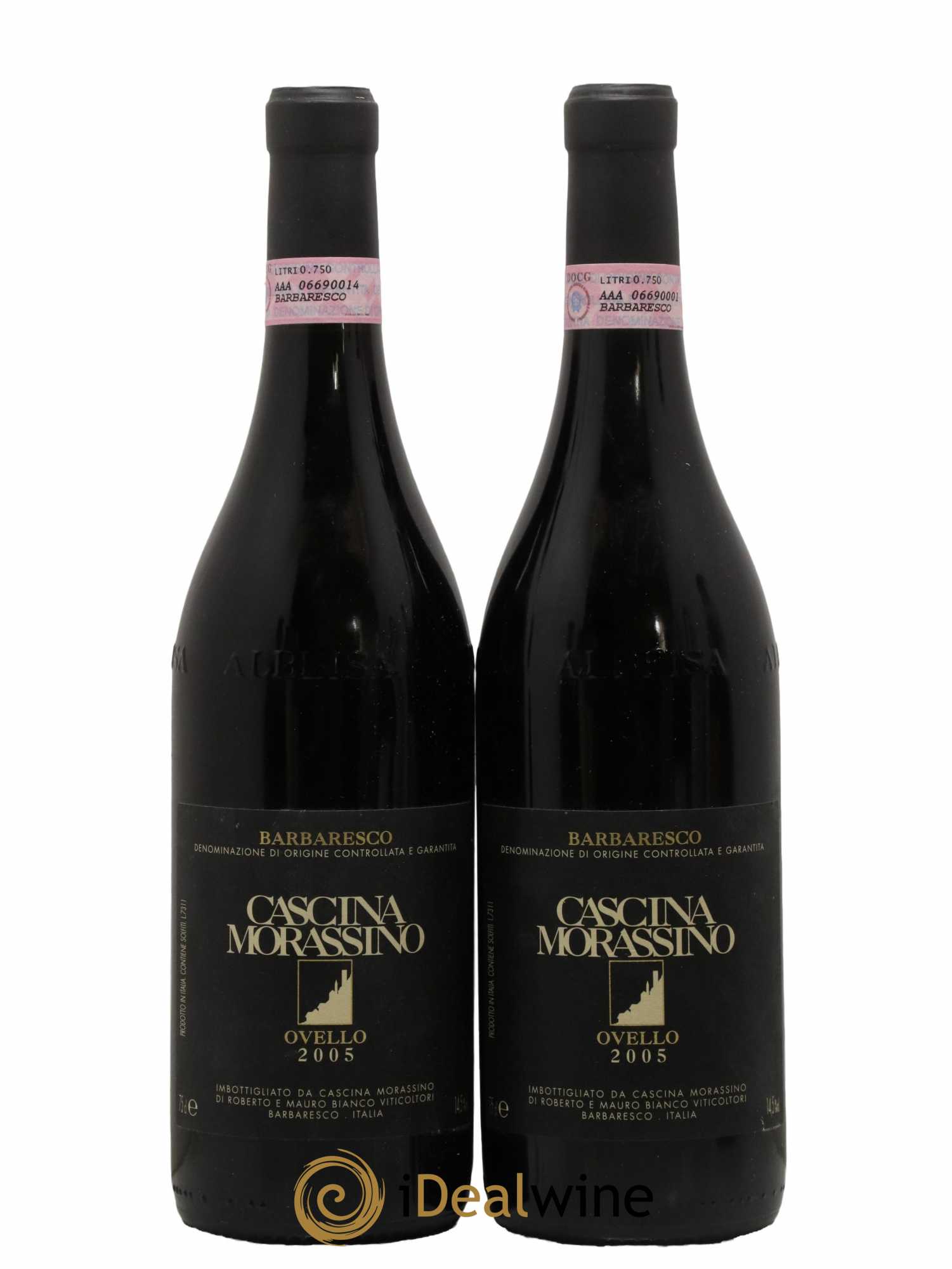 Barbaresco DOCG Ovello Cascina Morassino 2005 - Lot de 2 bouteilles - 0