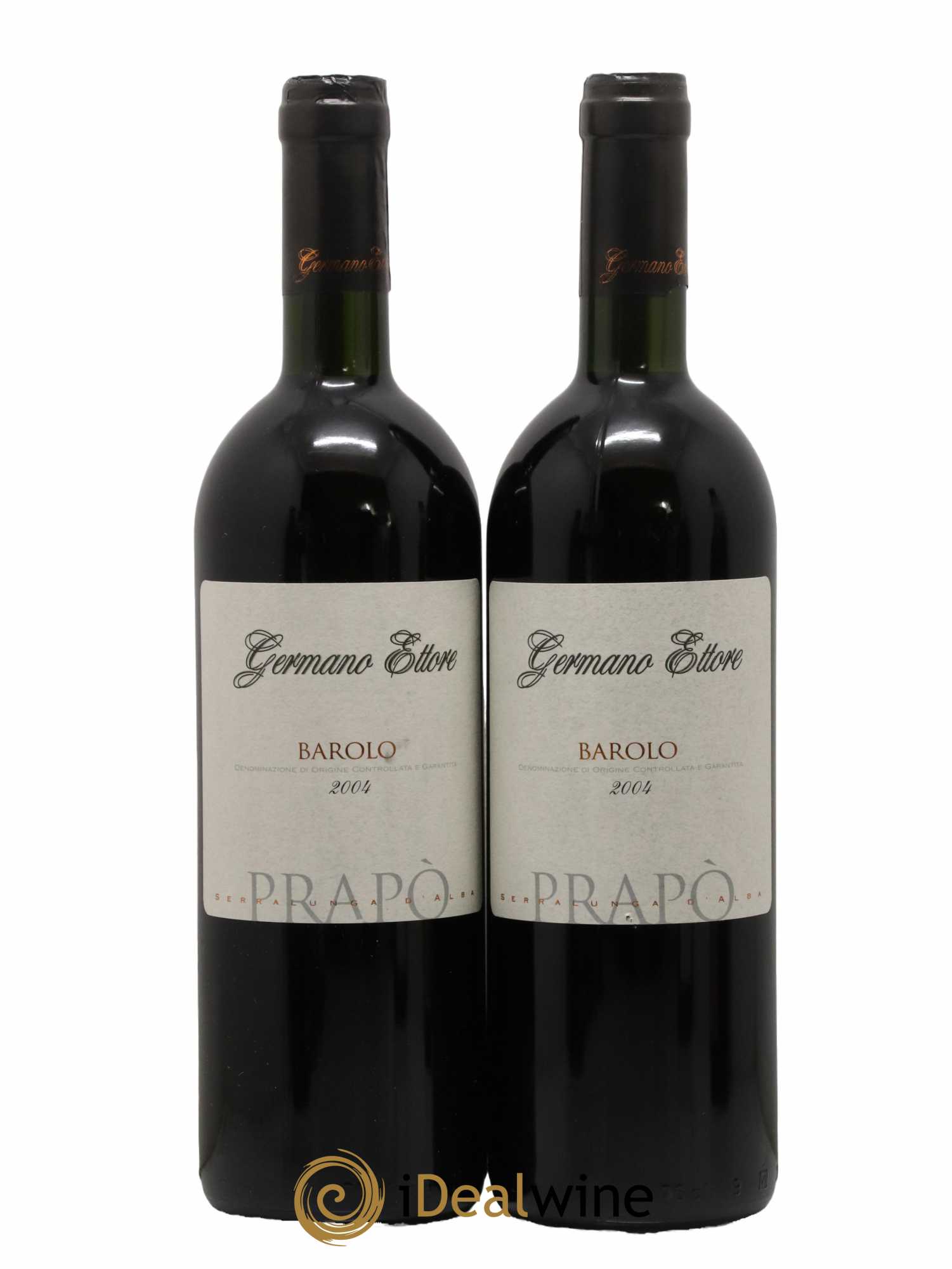 Barolo Prapo Ettore Germano 2004 - Lot de 2 bouteilles - 0