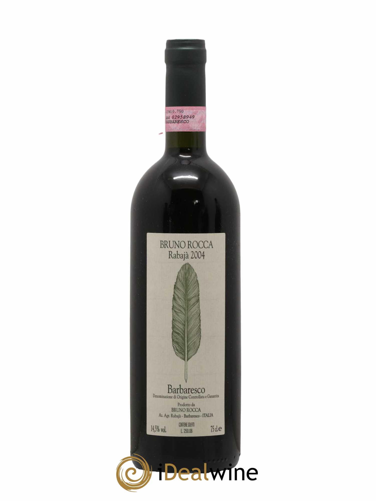 Barbaresco DOCG Rabajà Bruno Rocca 2004 - Lot of 1 bottle - 0