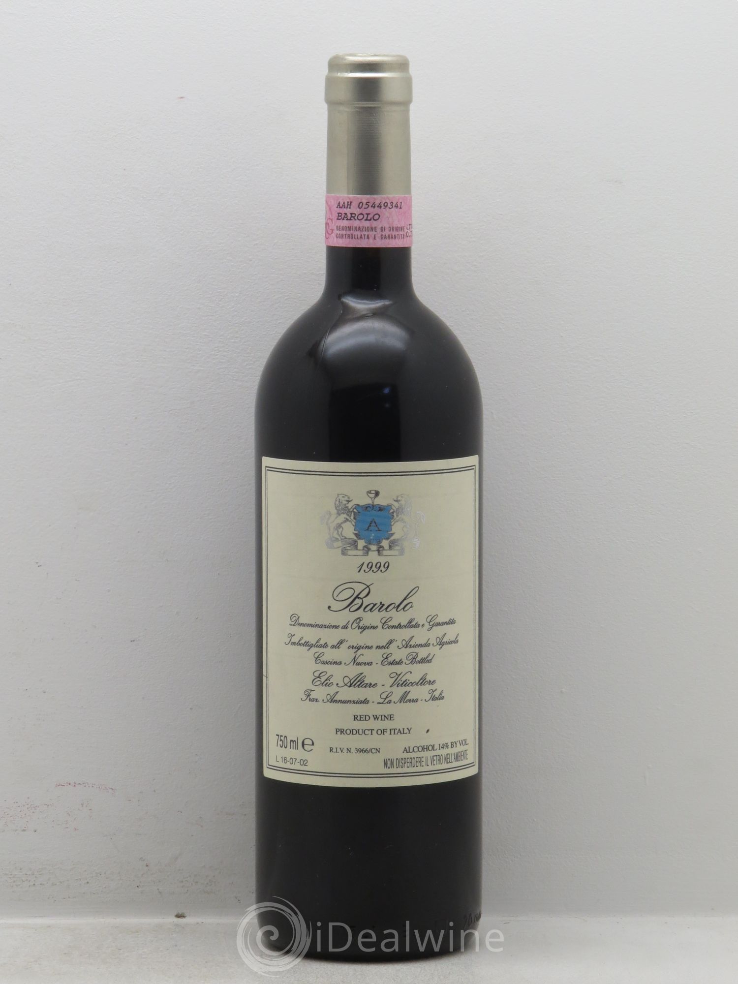 Barolo DOCG Elio Altare 1999 - Posten von 1 Flasche - 0