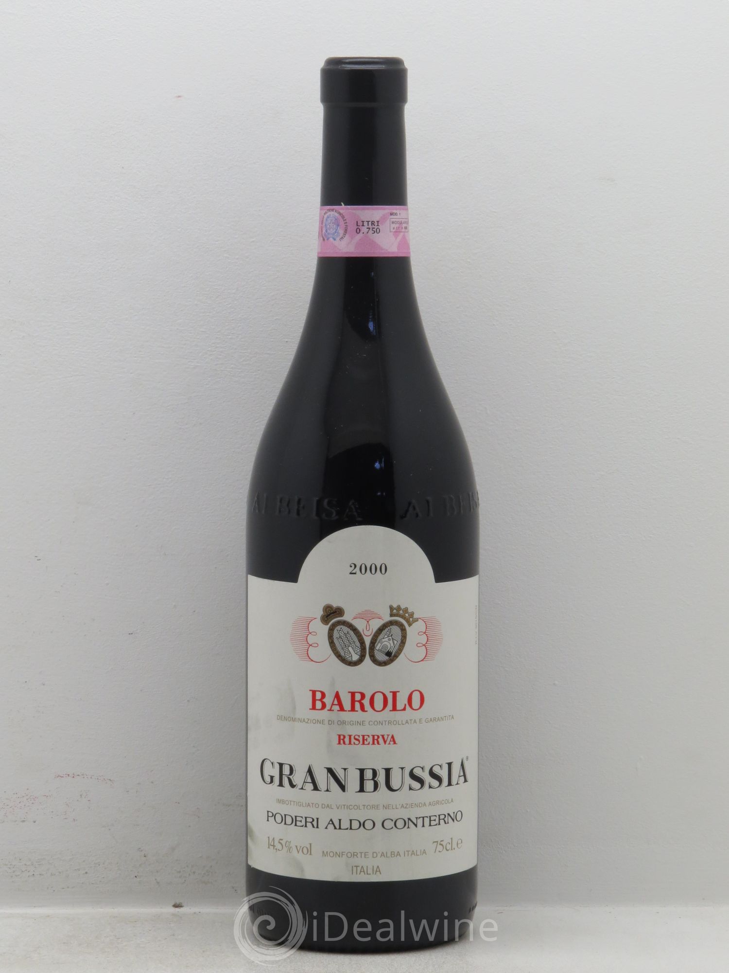 Barolo DOCG Riserva Granbussia Aldo Conterno sans prix de réserve 2000 - Posten von 1 Flasche - 0