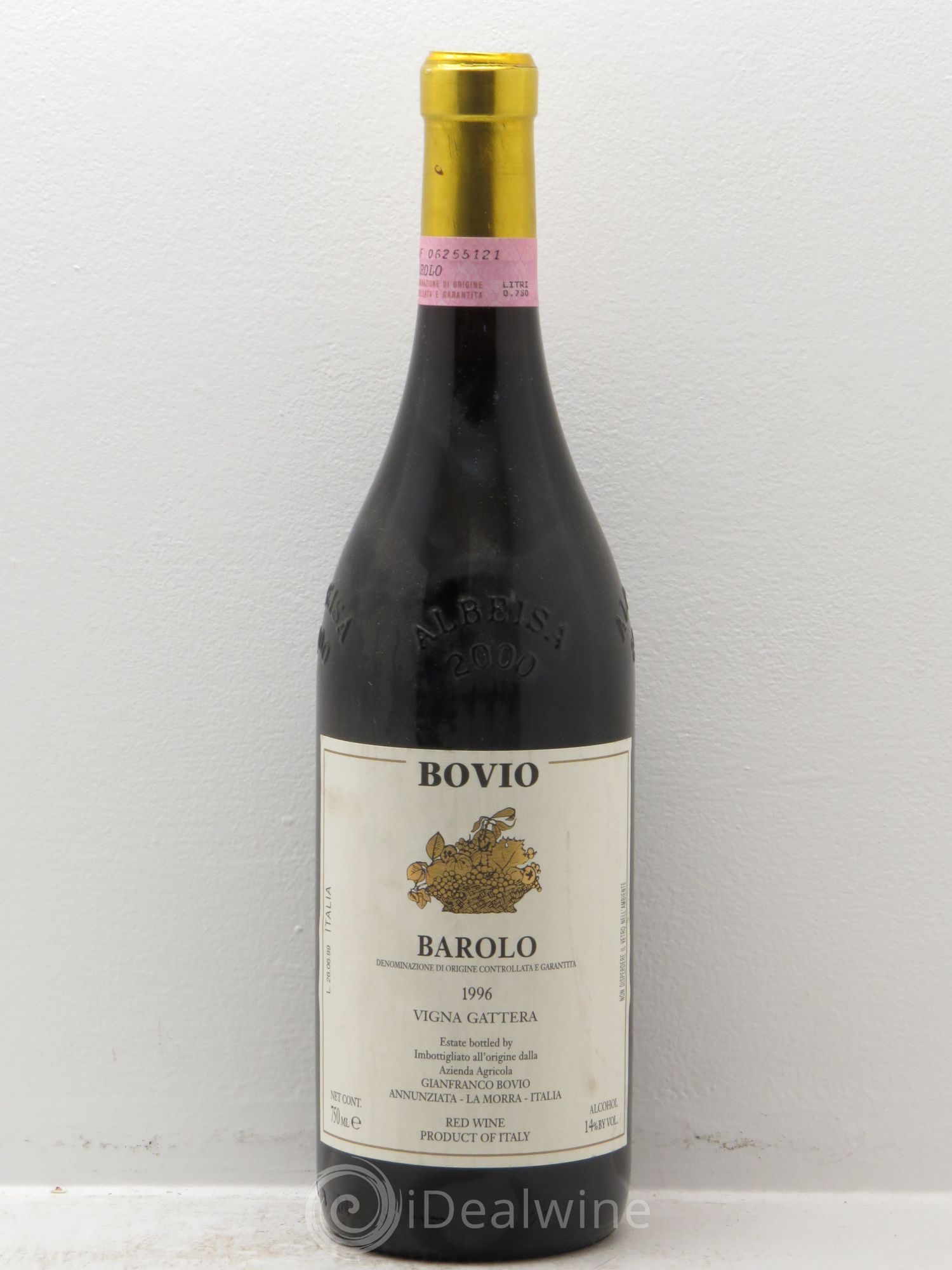 Barolo Vigna Gattera Bovio 1996 - Posten von 1 Flasche - 0