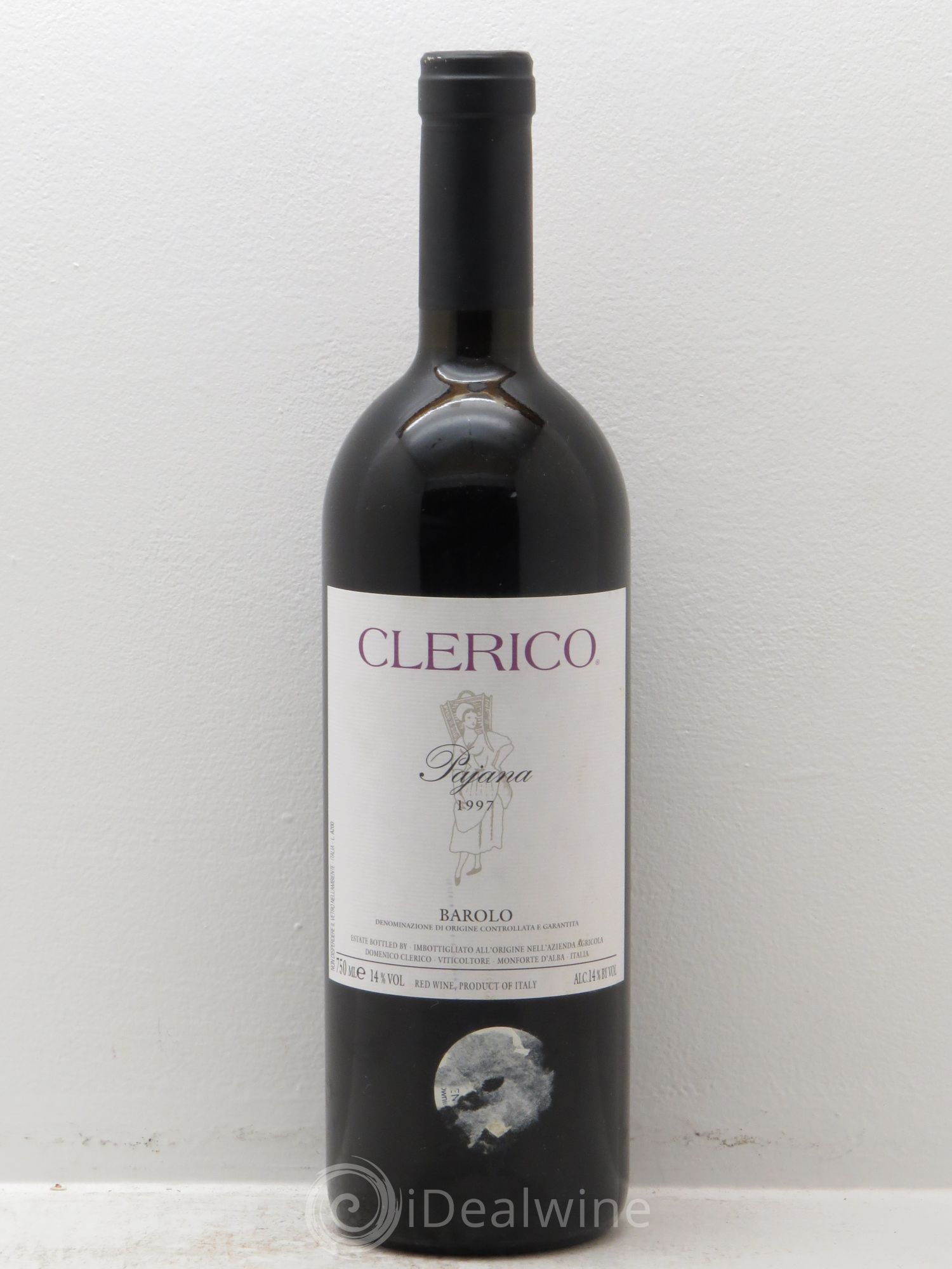 Barolo DOCG Pajana Domenico Clerico 1997 - Lot de 1 bouteille - 0