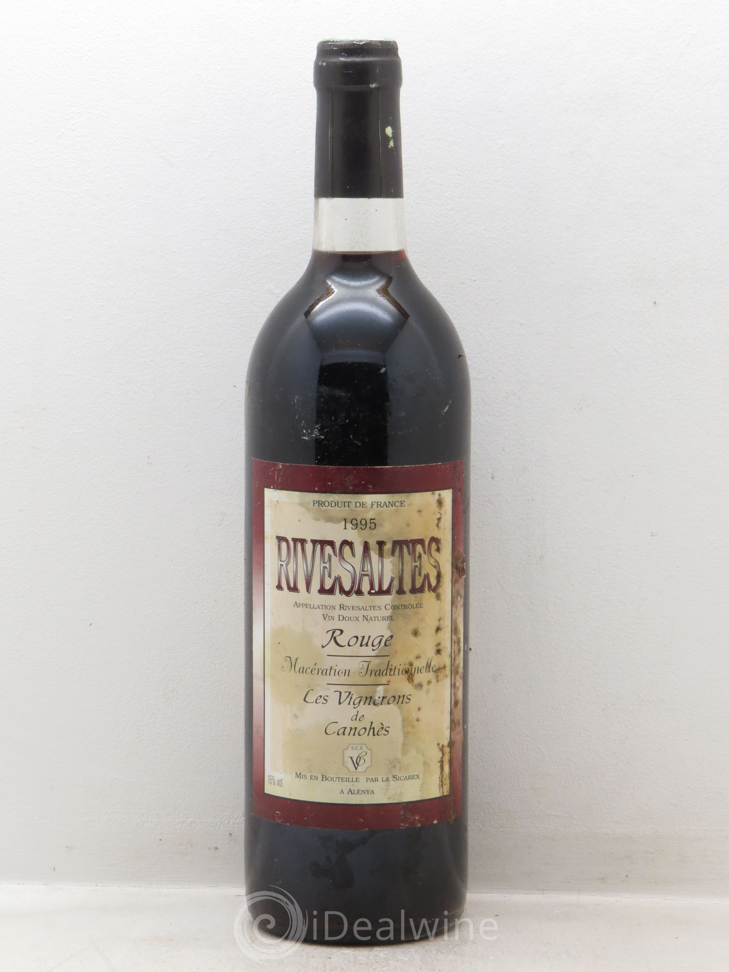 Rivesaltes Les vignerons de Canohès 1995 - Lot of 1 bottle - 0