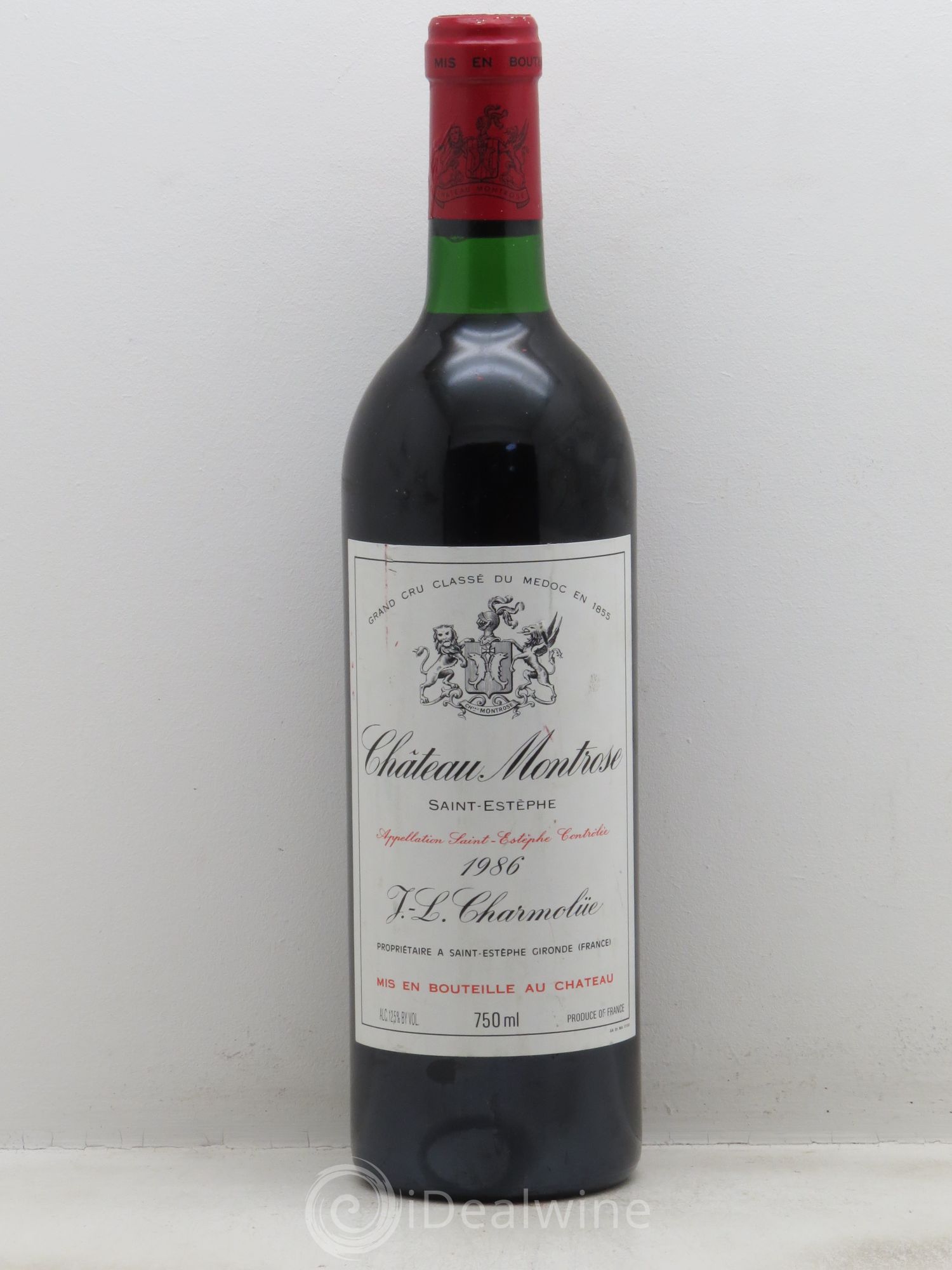 Château Montrose 2ème Grand Cru Classé 1986 - Lot de 1 bouteille - 0