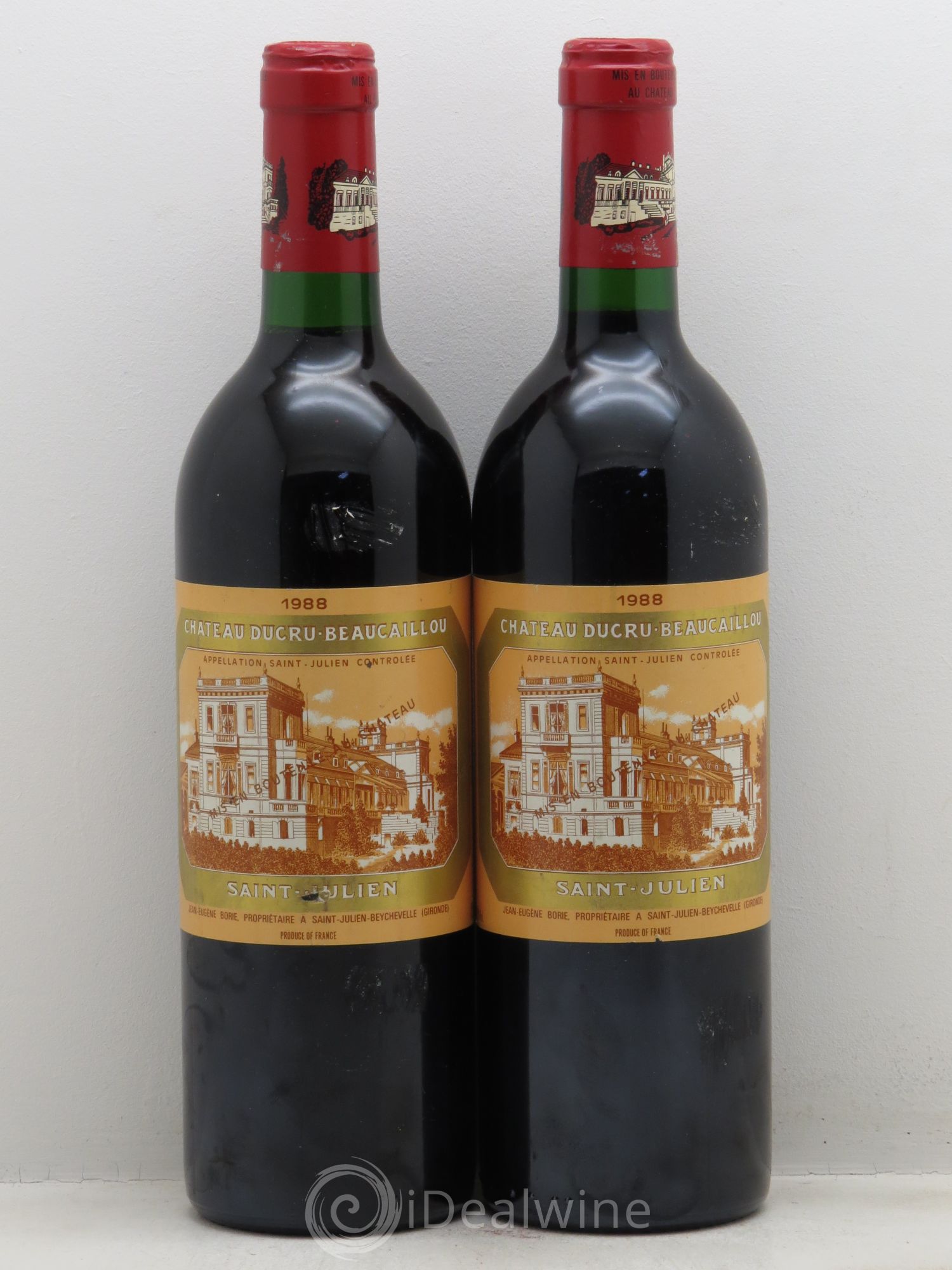 Château Ducru Beaucaillou 2ème Grand Cru Classé 1988 - Lot de 2 bouteilles - 0