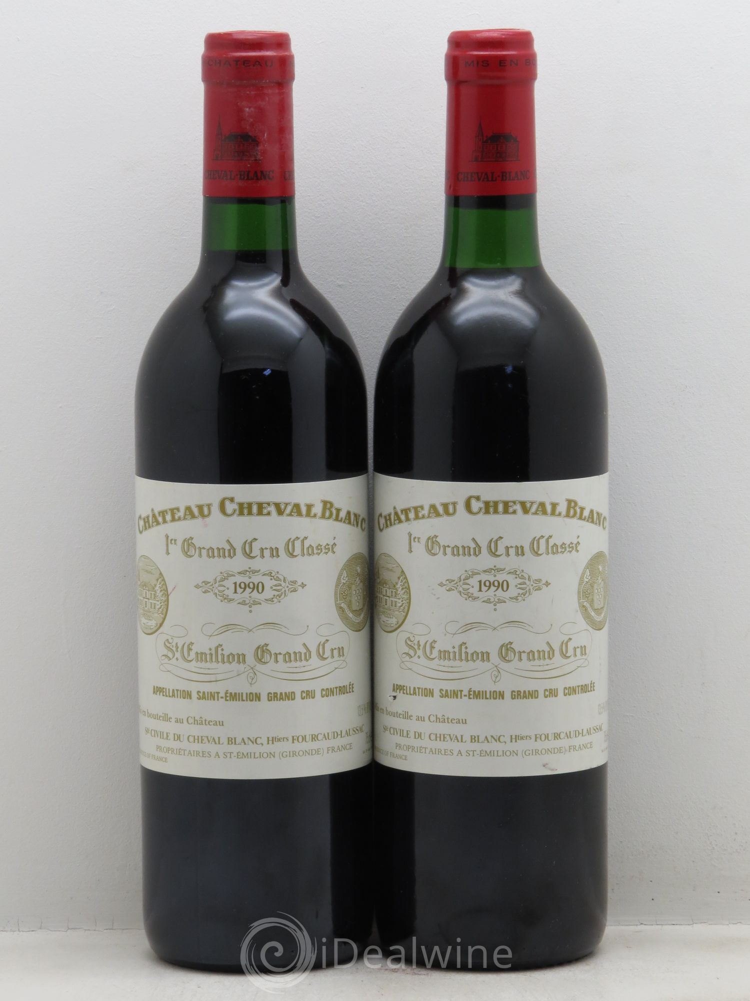 Château Cheval Blanc 1er Grand Cru Classé A 1990 - Lot de 2 bouteilles - 0