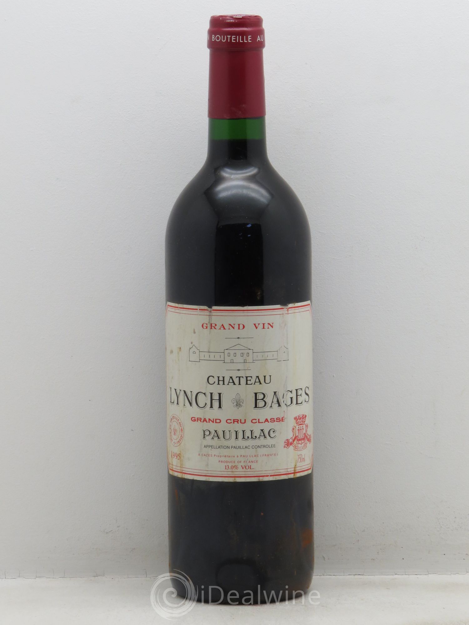 Château Lynch Bages 5ème Grand Cru Classé 1995 - Lot de 1 bouteille - 0