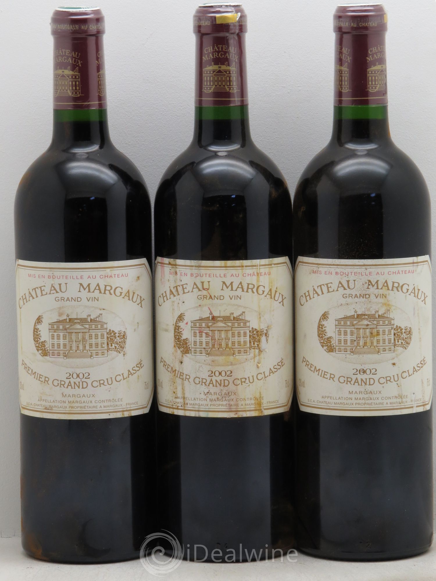 Château Margaux 1er Grand Cru Classé 2002 - Lot de 6 bouteilles - 2