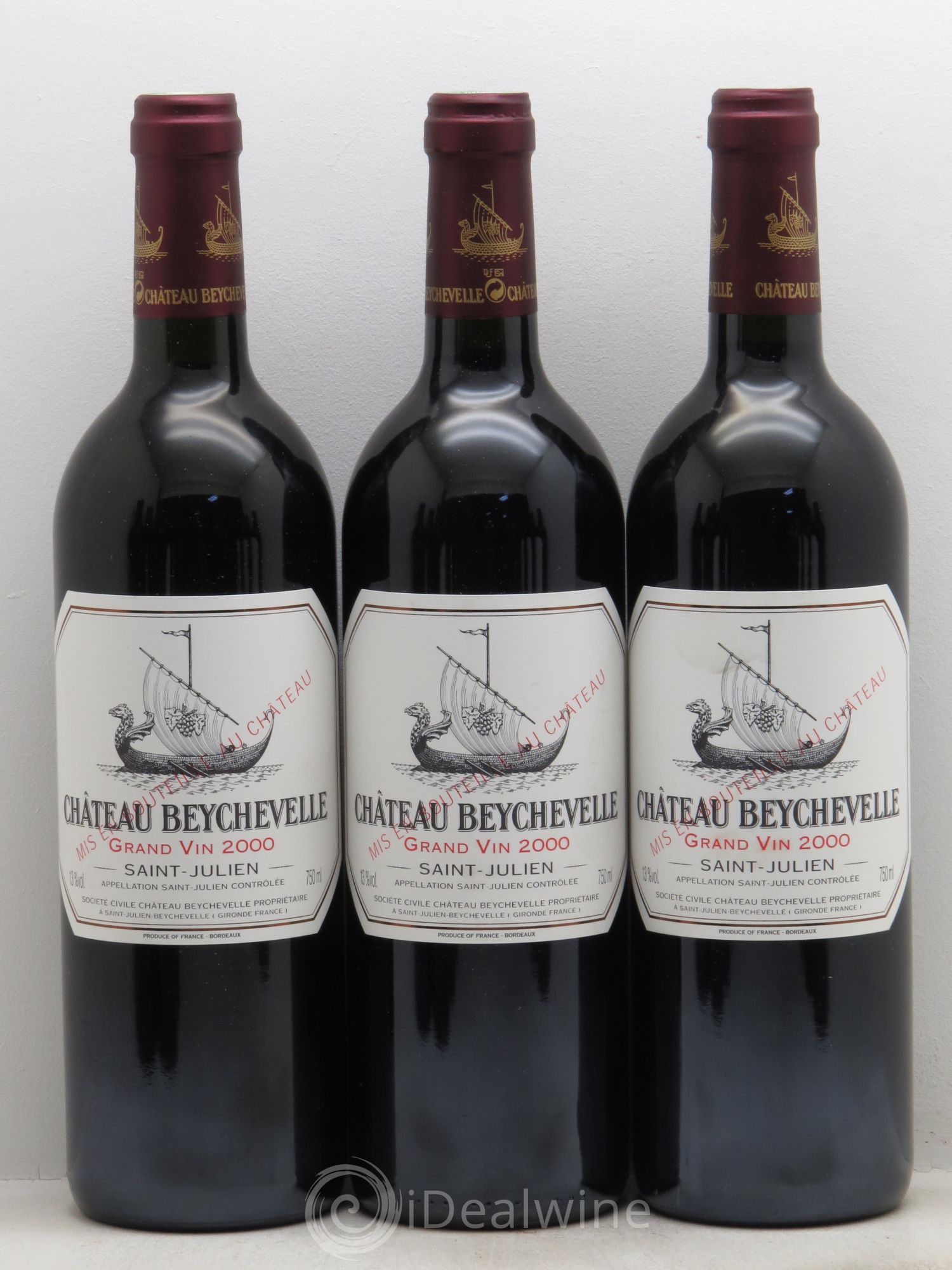 Château Beychevelle 4ème Grand Cru Classé 2000 - Lot de 12 bouteilles - 1
