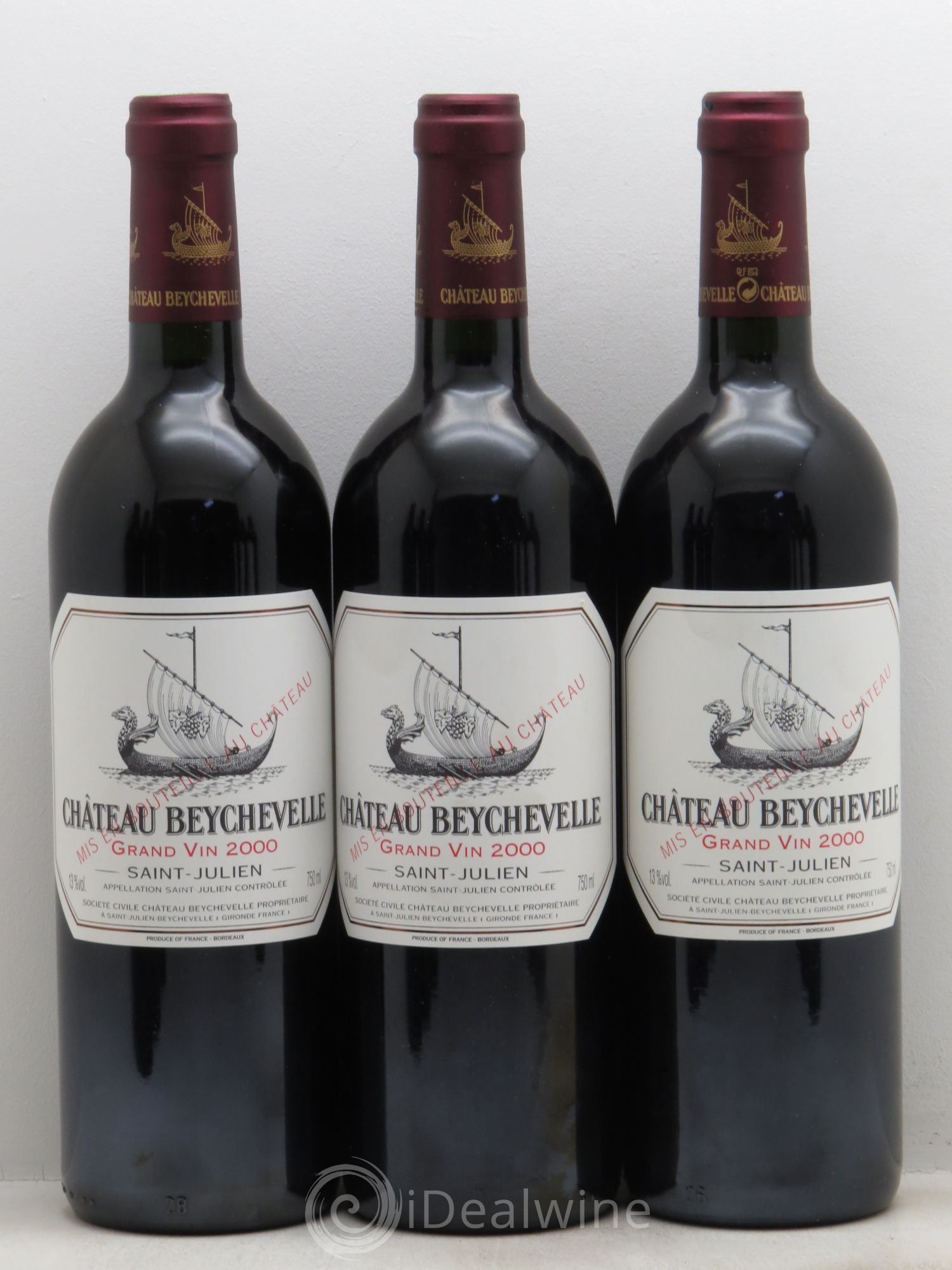 Château Beychevelle 4ème Grand Cru Classé 2000 - Lot de 12 bouteilles - 2