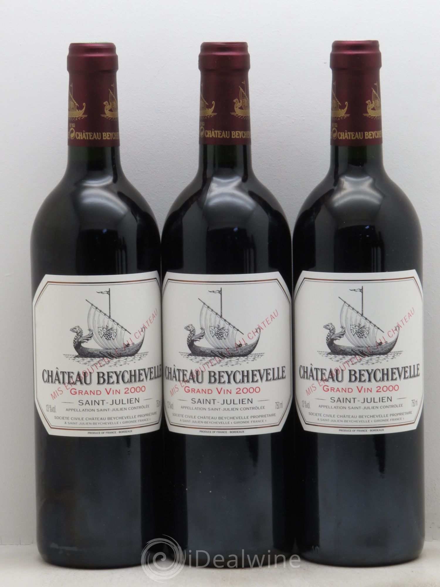 Château Beychevelle 4ème Grand Cru Classé 2000 - Lot de 12 bouteilles - 3