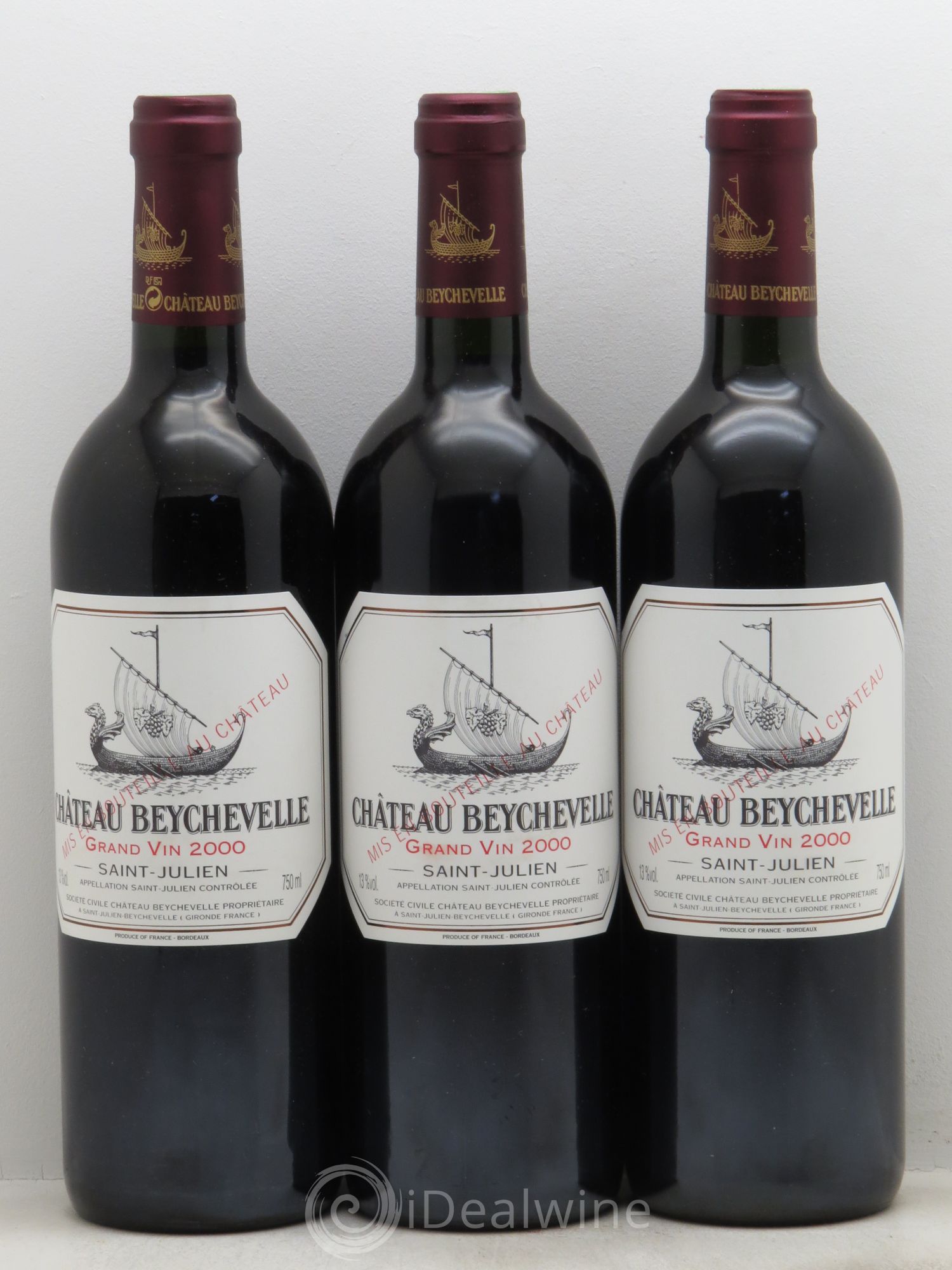 Château Beychevelle 4ème Grand Cru Classé 2000 - Lot de 12 bouteilles - 4