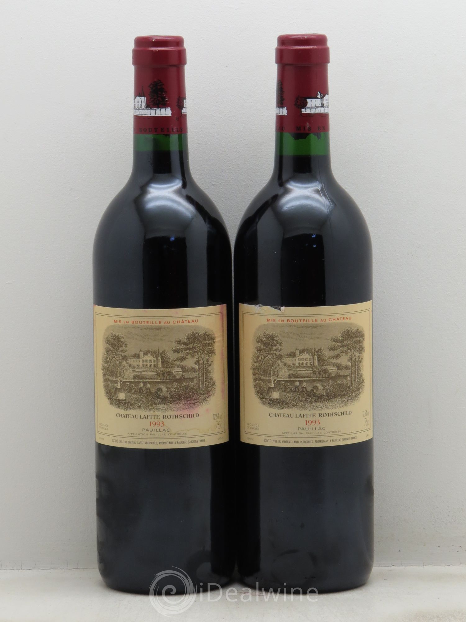 Château Lafite Rothschild 1er Grand Cru Classé 1993 - Lot de 2 bouteilles - 0