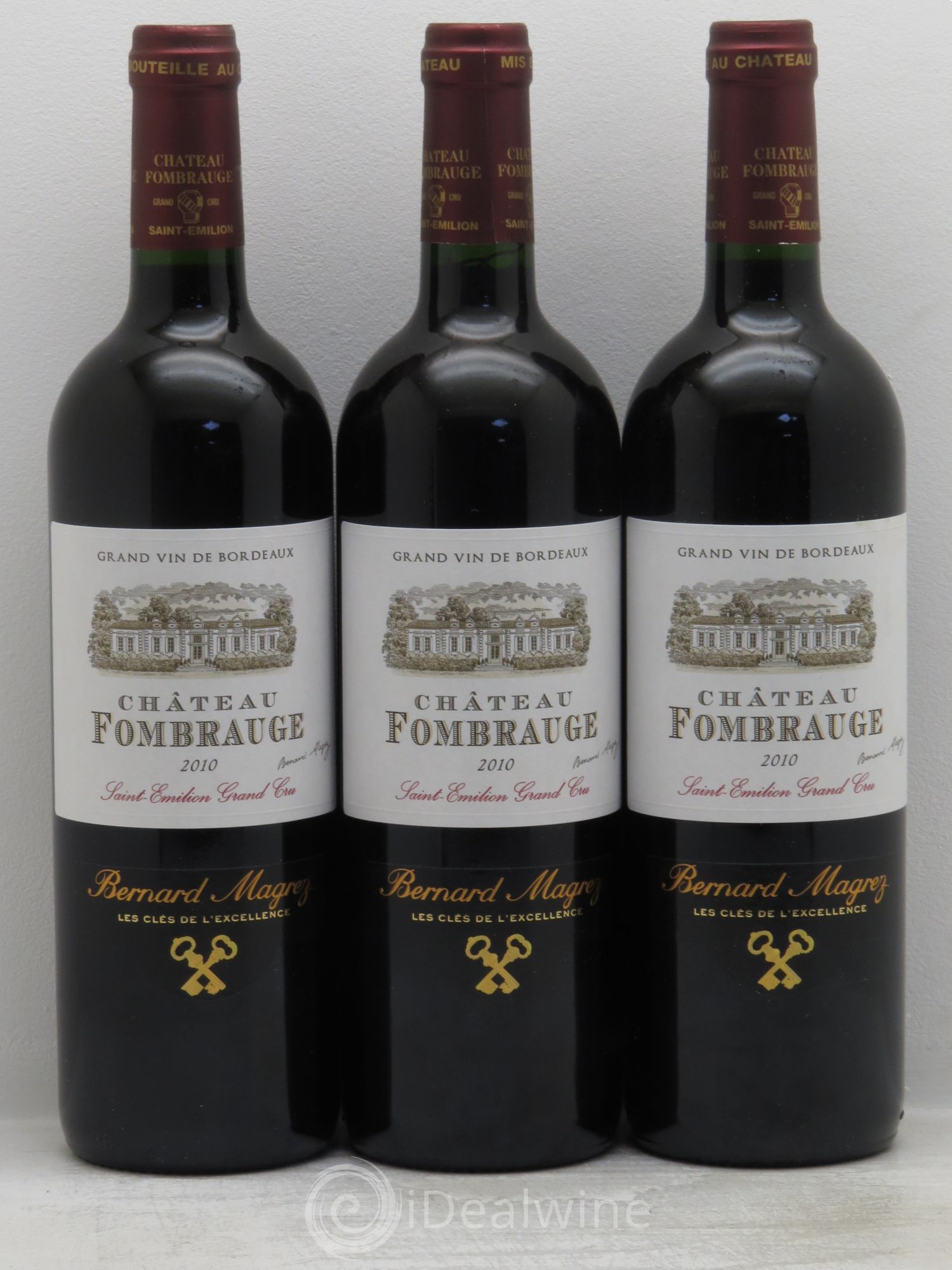 Château Fombrauge Grand Cru Classé 2010 - Lot de 3 bouteilles - 0