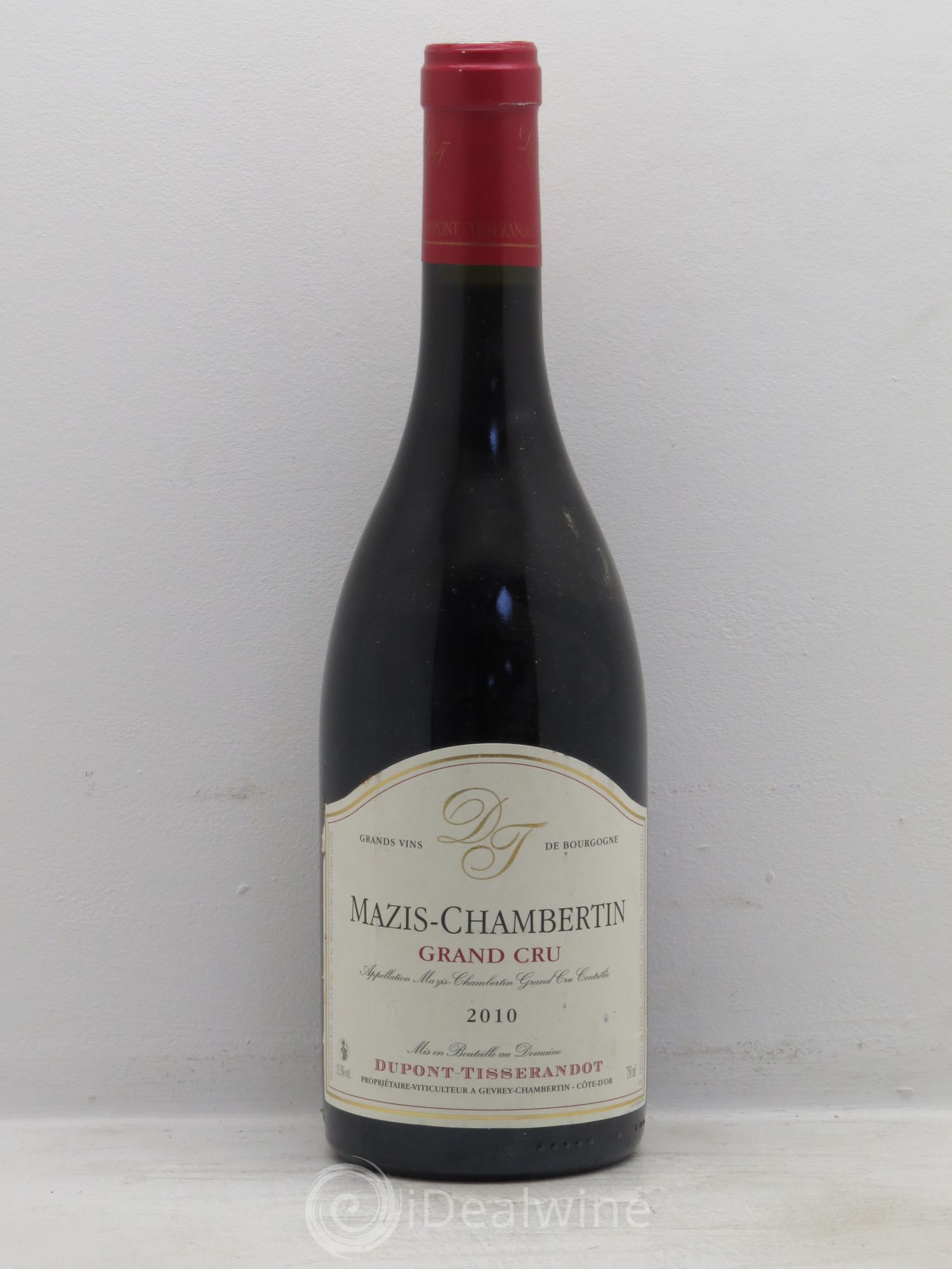 Mazis-Chambertin Grand Cru Dupont-Tisserandot (Domaine) 2010 - Lot de 1 bouteille - 0