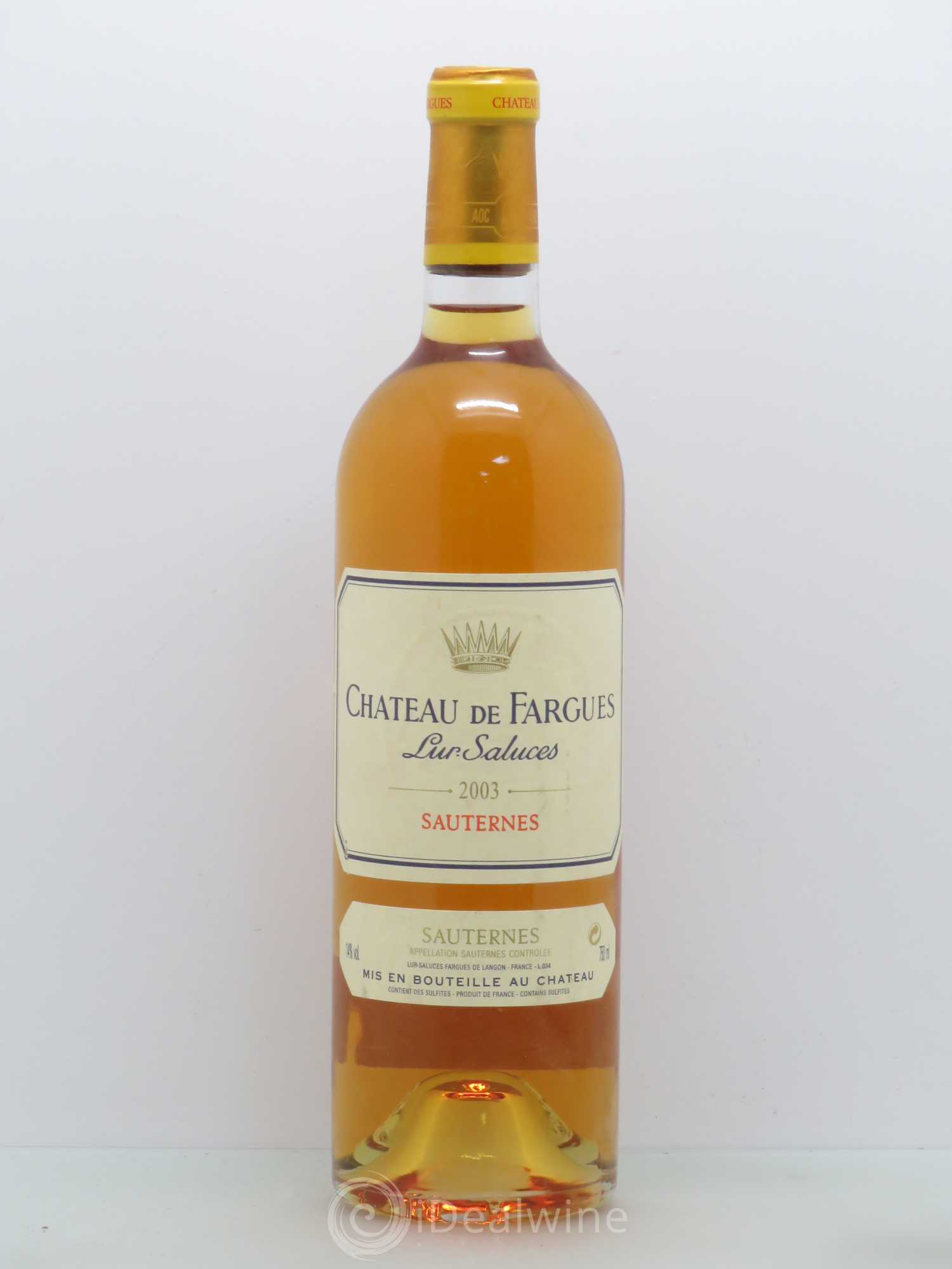 Château de Fargues 2003 - Posten von 1 Flasche - 0