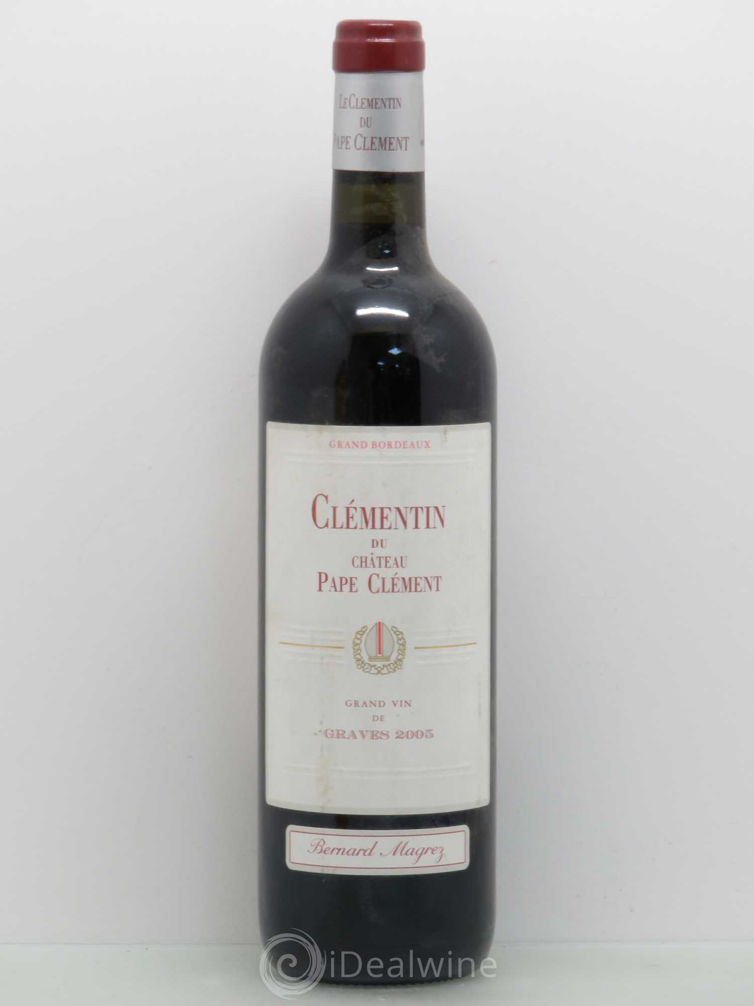 Le Clémentin de Pape Clément Second Vin 2005 - Lot de 1 bouteille - 0