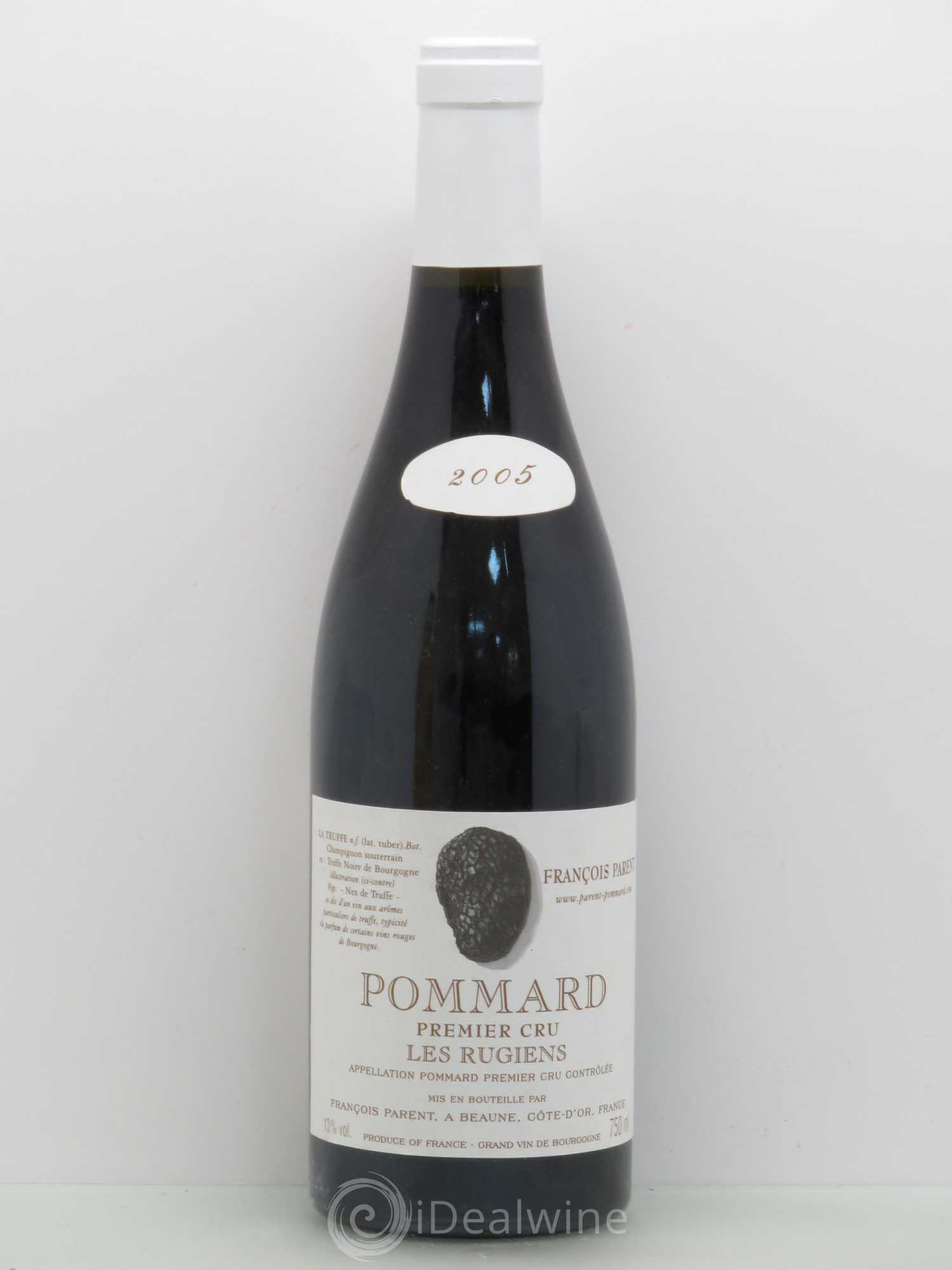 Pommard 1er Cru Les Rugiens Parent (Domaine) 2005 - Lot de 1 bouteille - 0