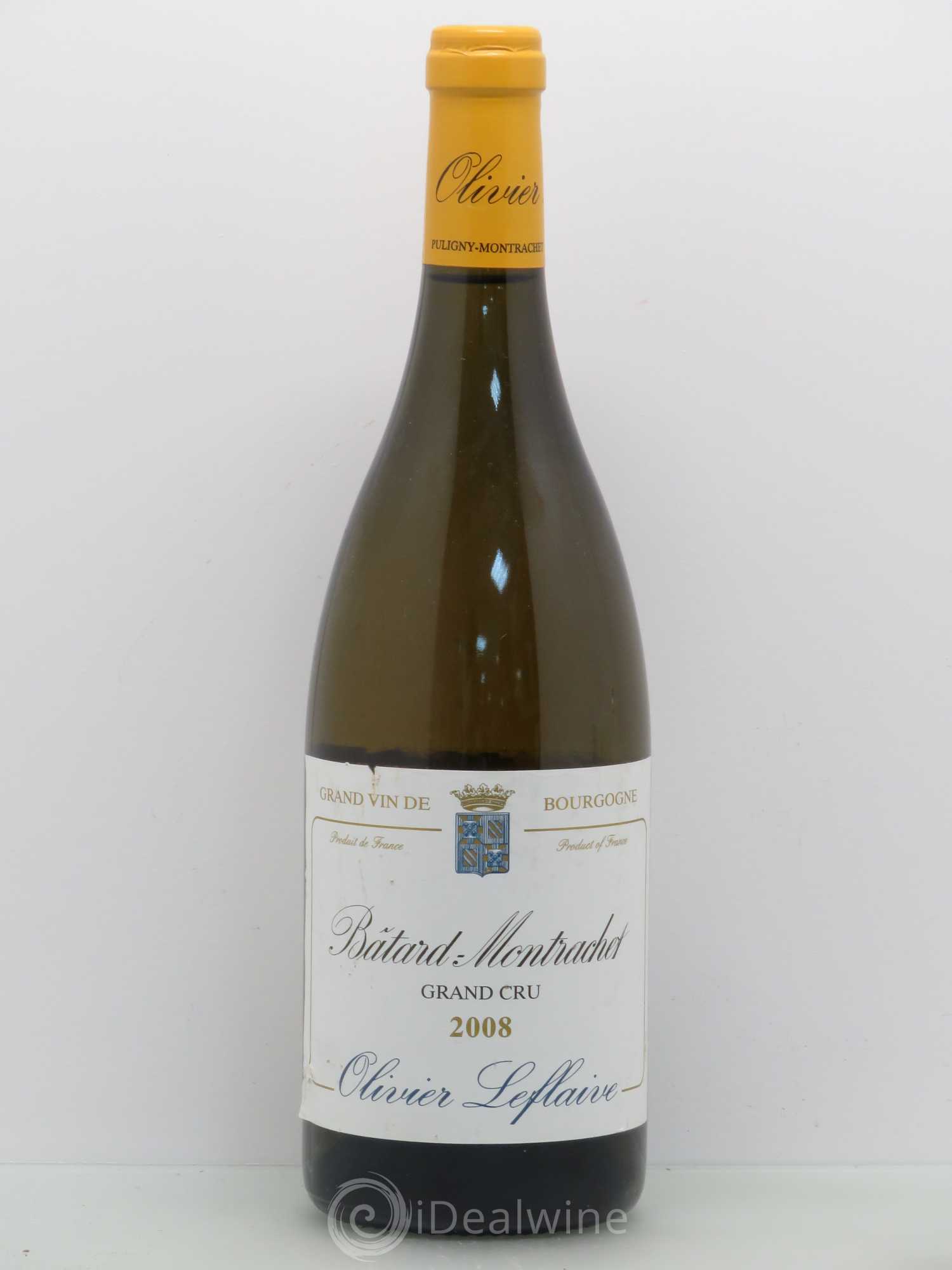 Bâtard-Montrachet Grand Cru Olivier Leflaive 2008 - Lot de 1 bouteille - 0