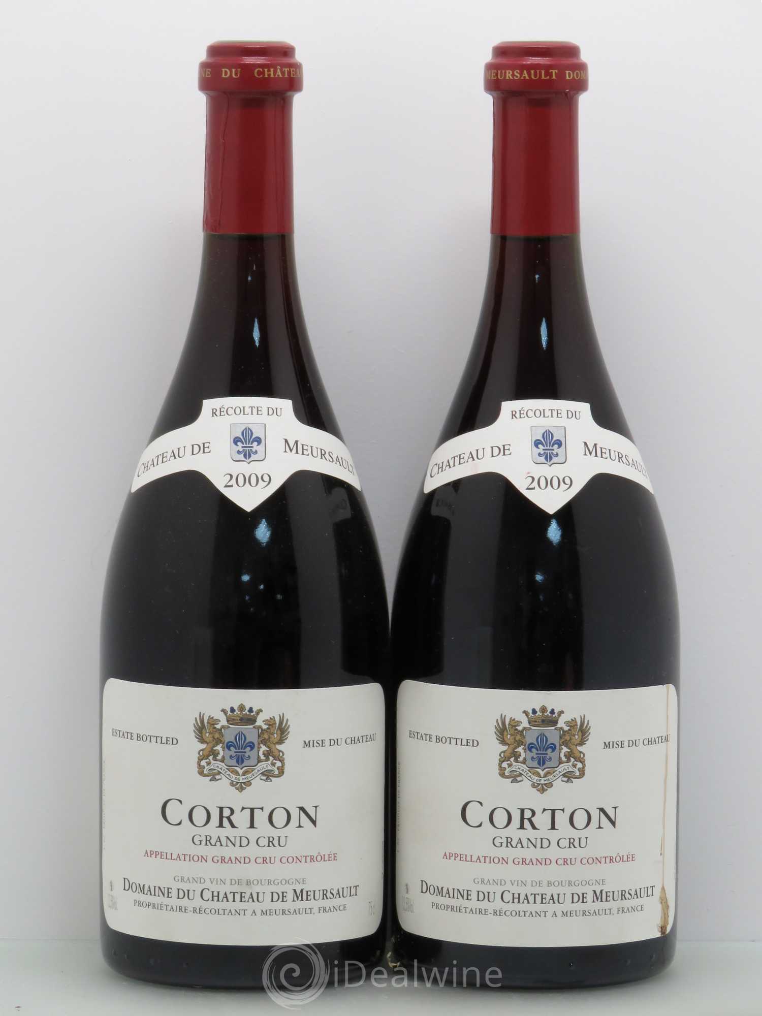 Corton Grand Cru Chateau De Meursault 2009 - Lot de 2 bouteilles - 0