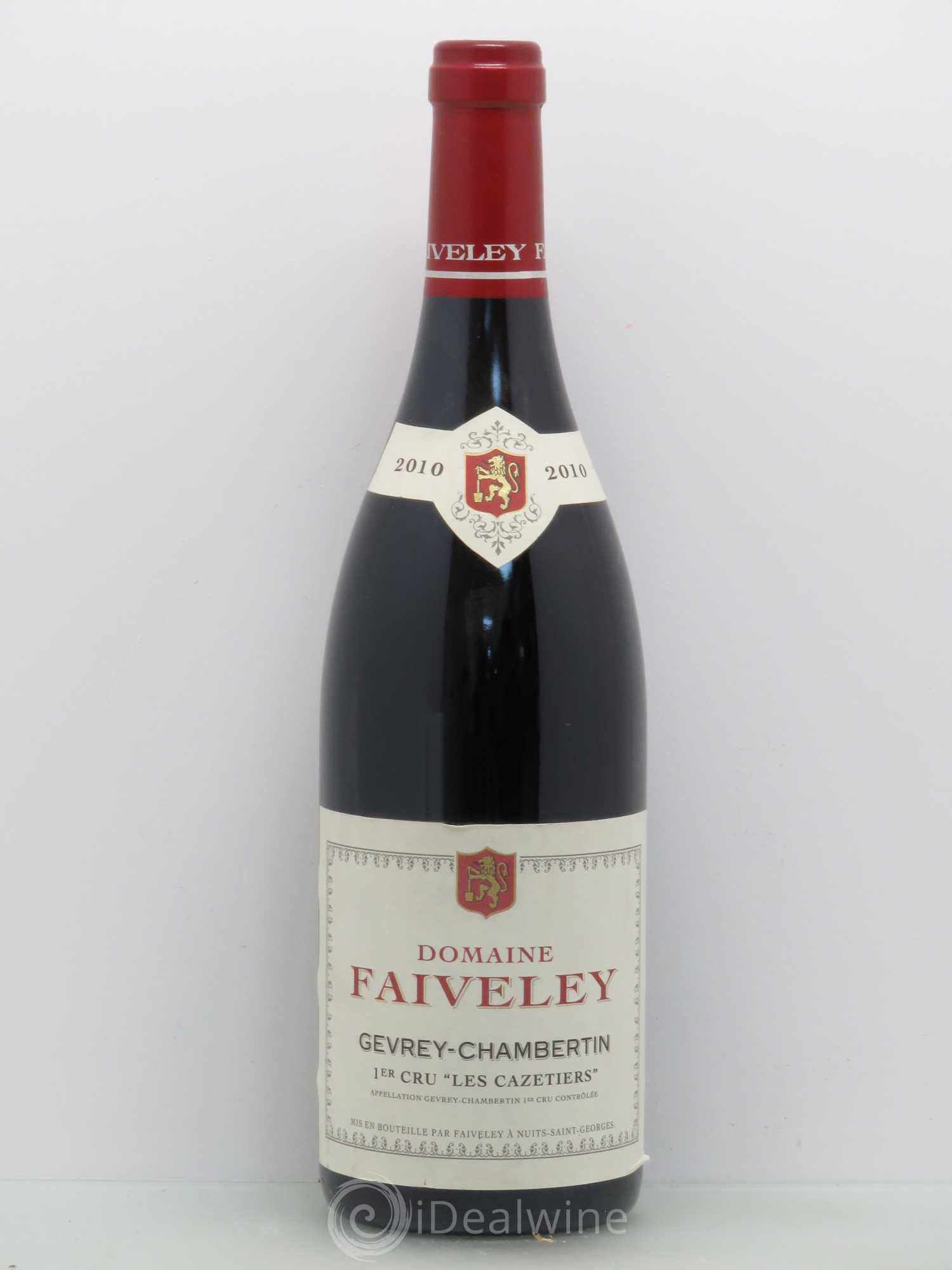 Gevrey-Chambertin 1er Cru Les Cazetiers Faiveley 2010 - Lot de 1 bouteille - 0