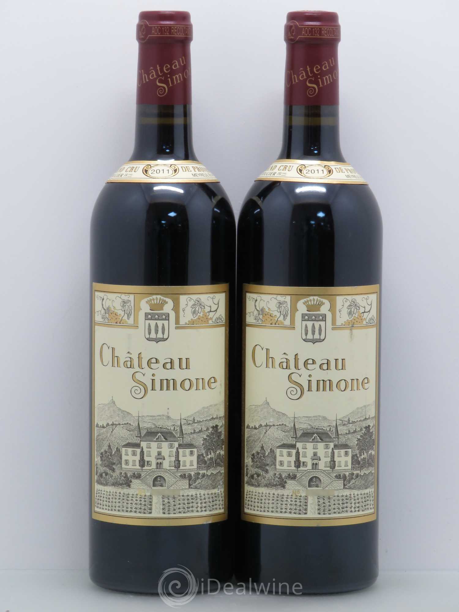 Palette Château Simone Famille Rougier 2011 - Lot de 2 bouteilles - 0