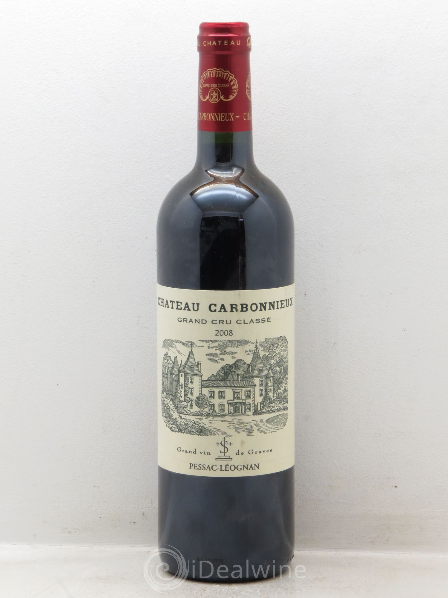 Château Carbonnieux Cru Classé de Graves 2008 - Lot de 1 bouteille - 0