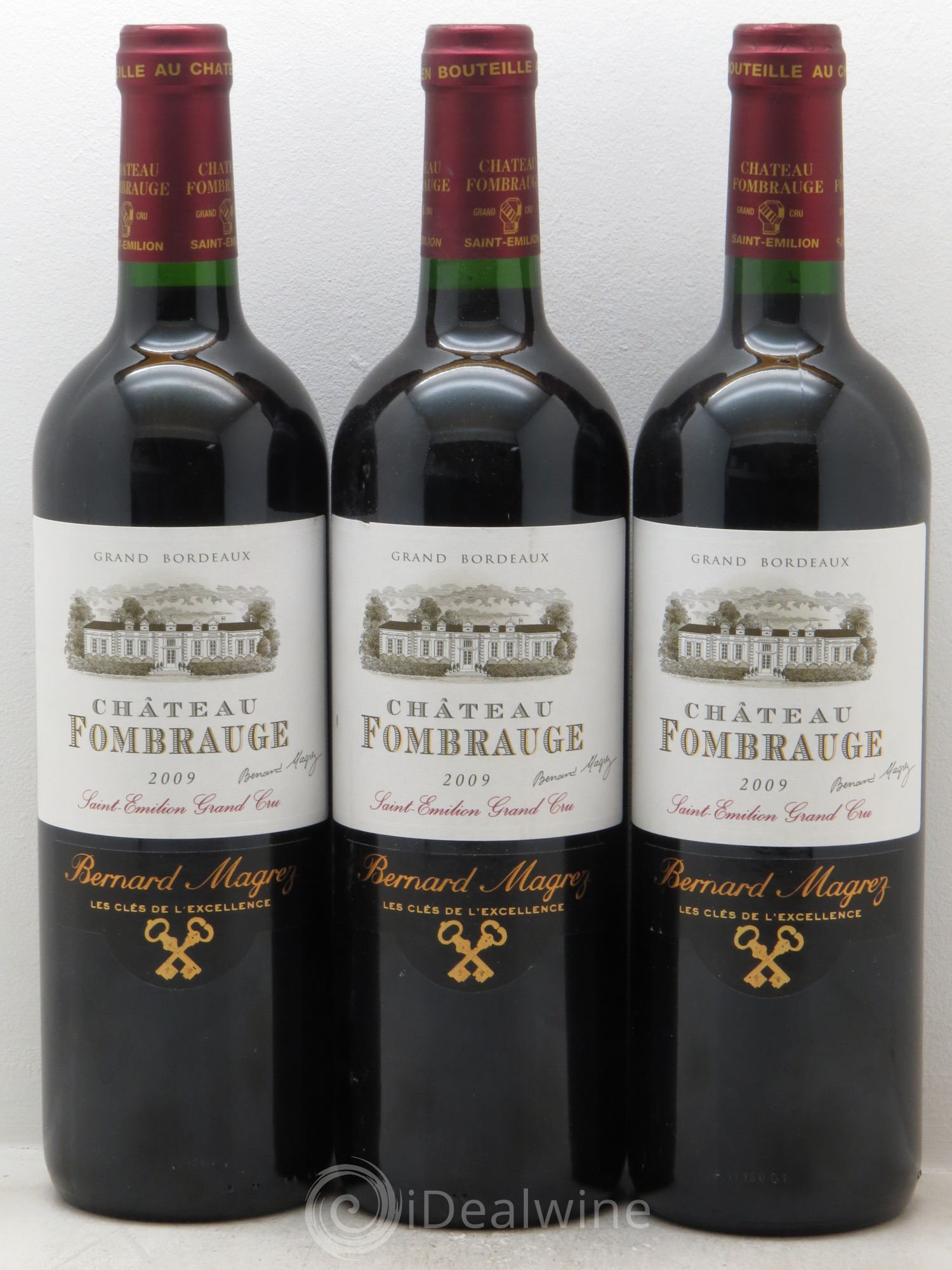Château Fombrauge Grand Cru Classé 2009 - Lot de 3 bouteilles - 0