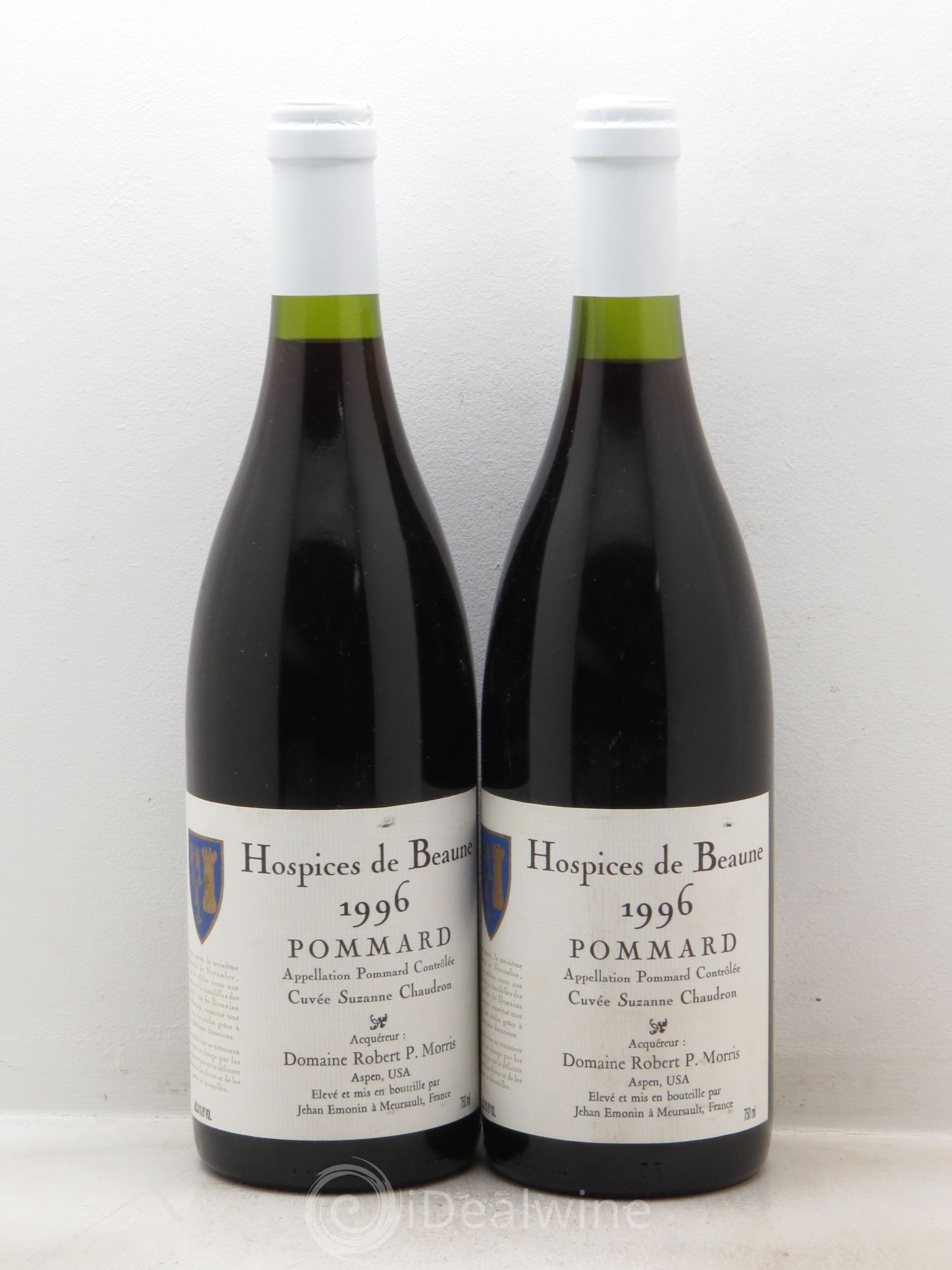 Pommard Hospices de Beaune Cuvée Suzanne Chaudron 1996 - Posten von 2 Flaschen - 0
