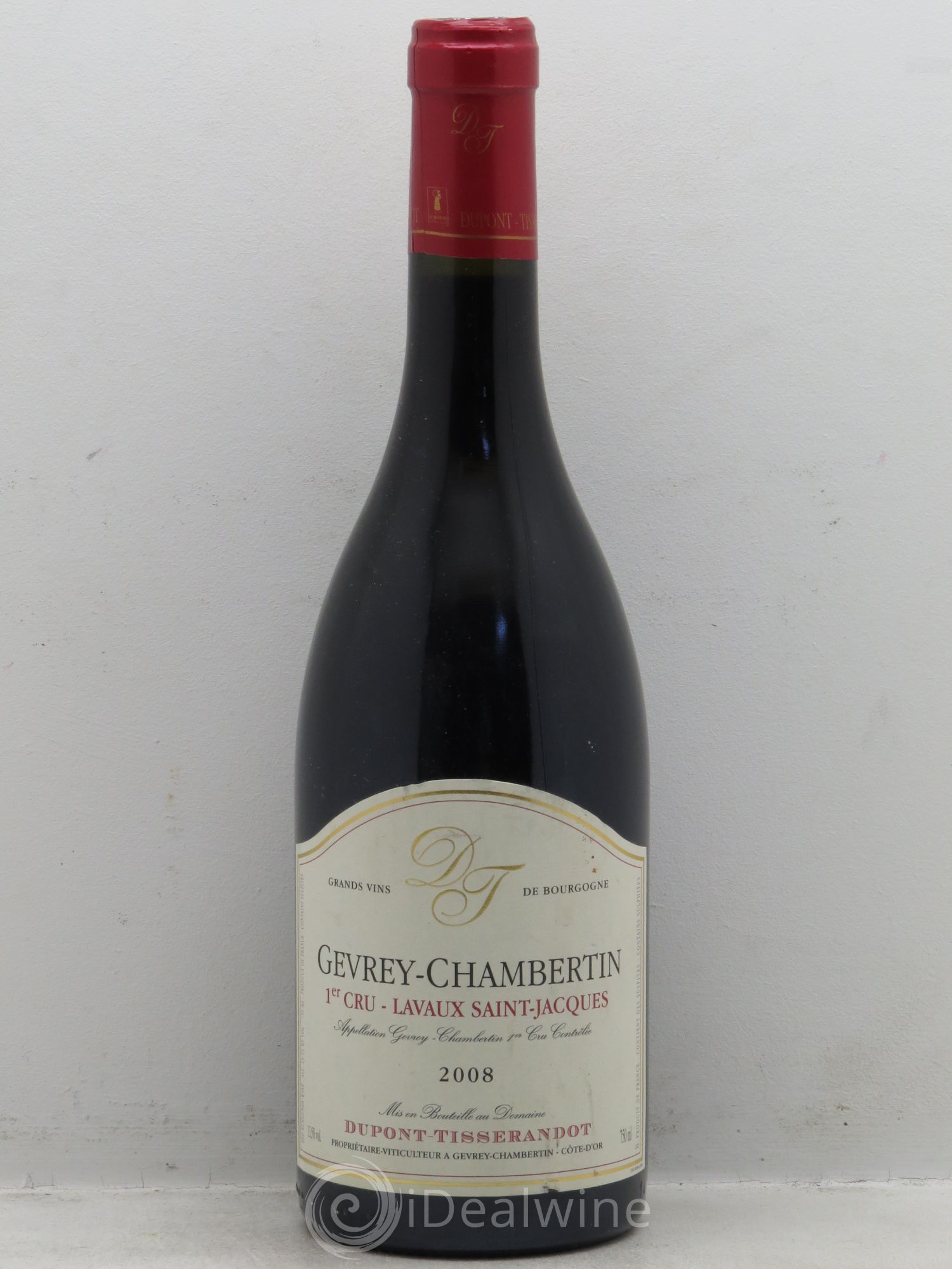 Gevrey-Chambertin 1er Cru Lavaux Saint-Jacques Dupont-Tisserandot (Domaine) 2008 - Lot de 1 bouteille - 0
